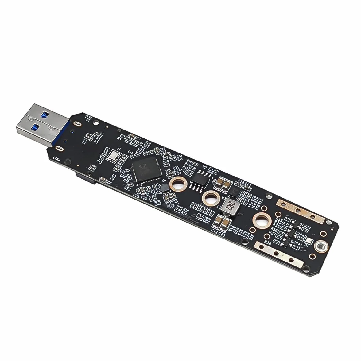 DollaTek Adapter USB M.2 Nvme na USB adapter przeno?ny Ssd 10 Gb/s USB 3.2 Gen 2 chip mostkowy M.2 Nvme adapter USB