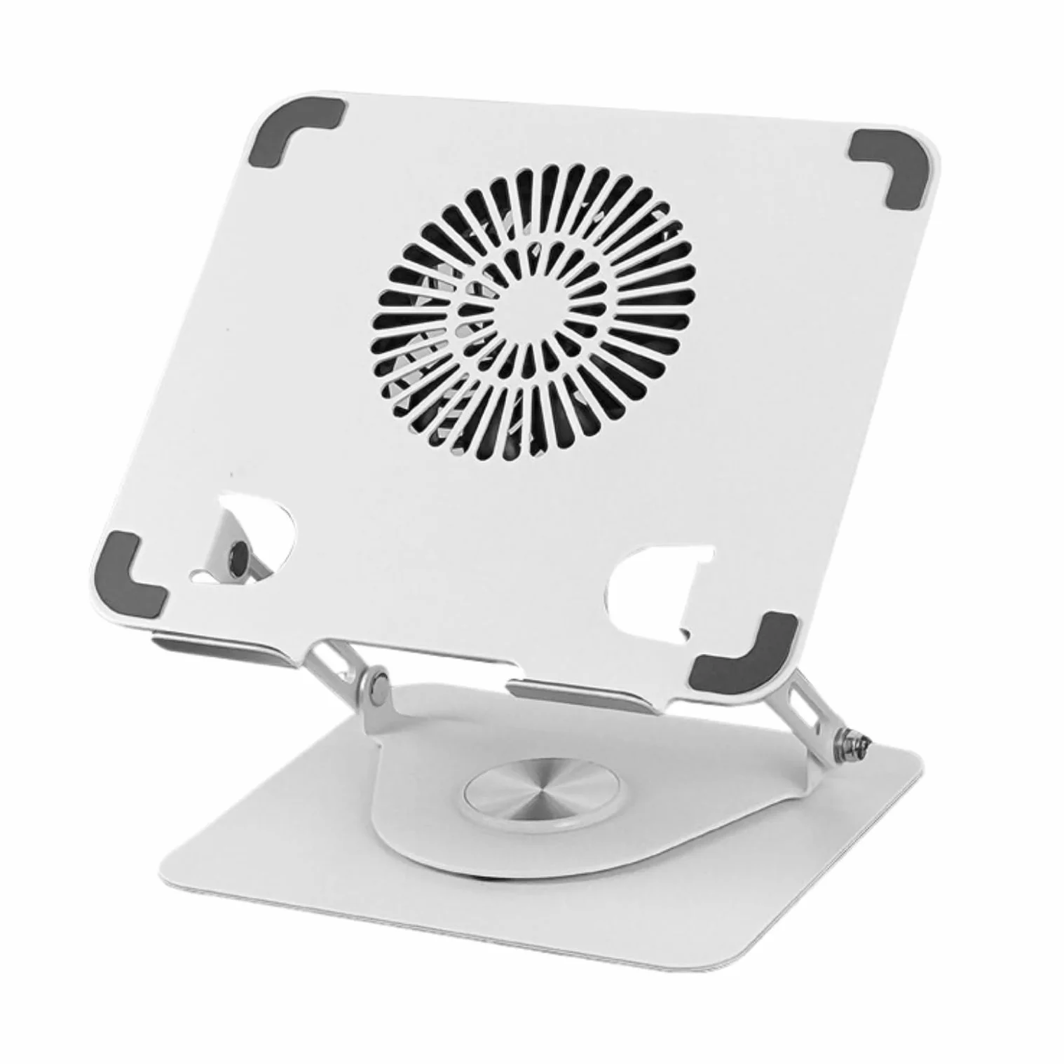 Podstawka Chłodząca Stabilny Podkładka Chłodząca Pod Notebooka Z Odłączaną Termoelektryczną Chłodnicą, Regulowana Wysokość Cichy Biurko(White,Rotate)