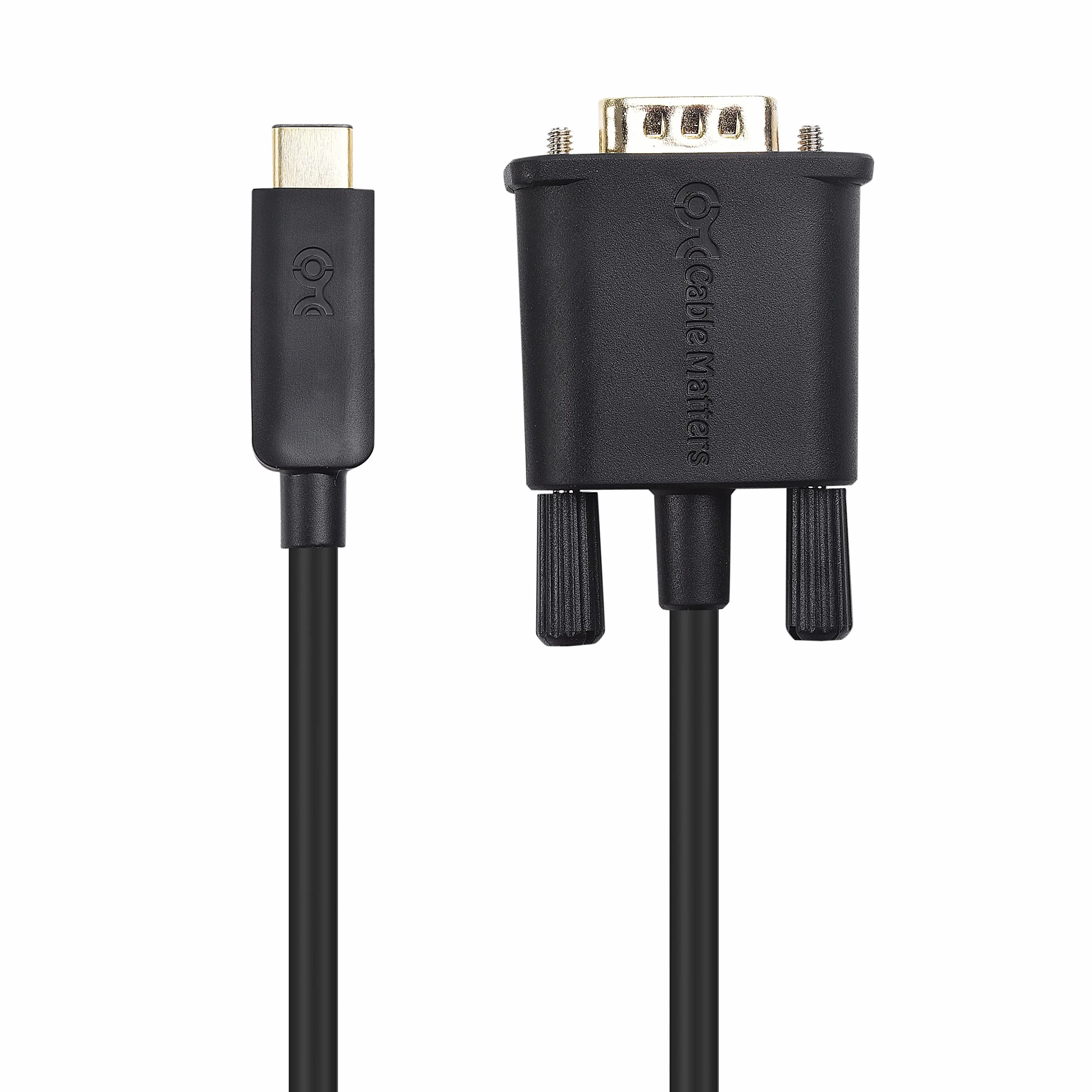 Cable Matters Kabel USB C do VGA (kabel USB-C do VGA) 1,8 m - port Thunderbolt 3 zgodny z MacBookiem Pro, Dell XPS 13/15, HP Spectre x360, Surface Book 2, Lenovo Yoga 910 i innymi
