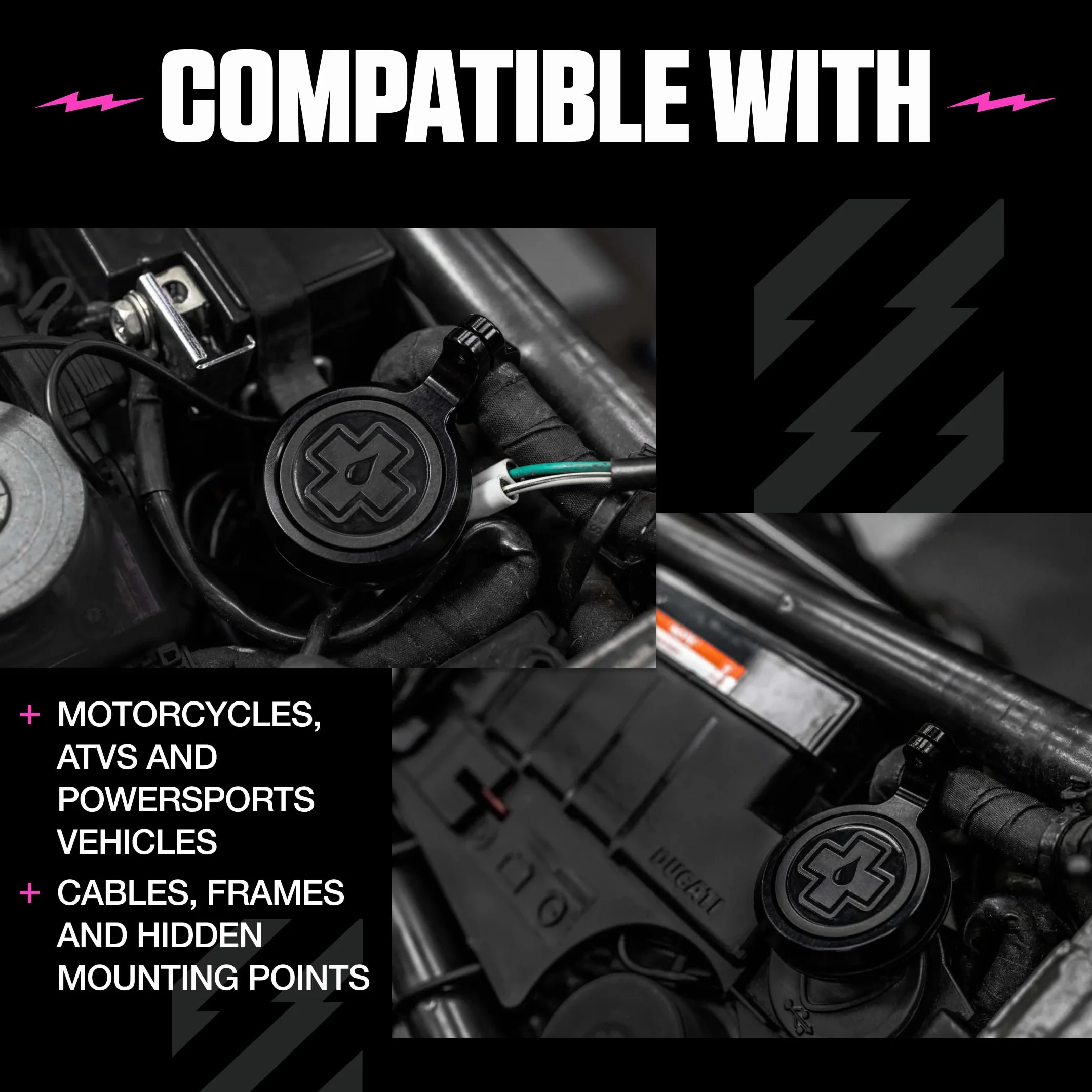 MUC-OFF - Uchwyt na Airtag Powersports