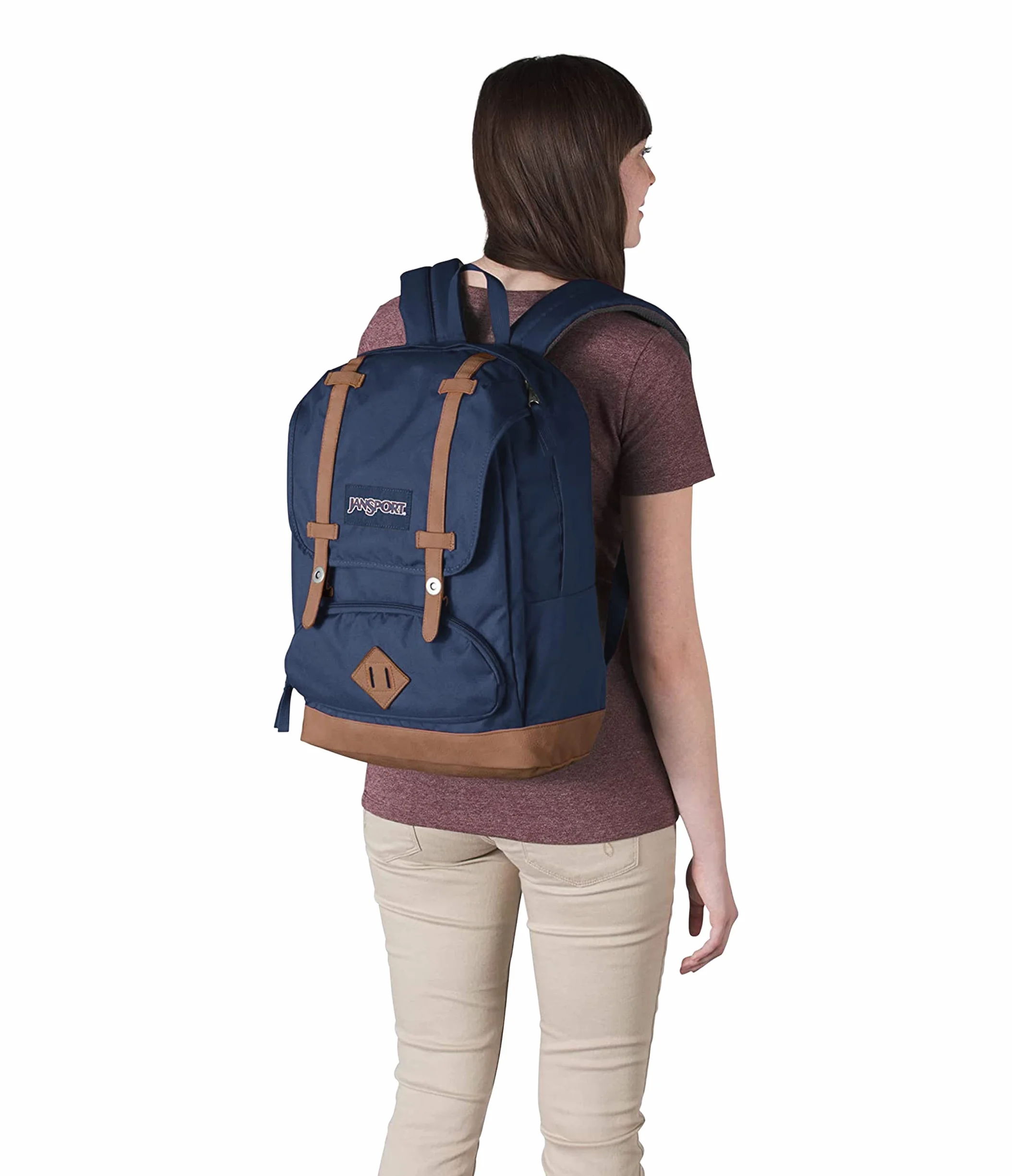 Jansport Cortlandt Plecak, Zielony/Brązowy, 25 l
