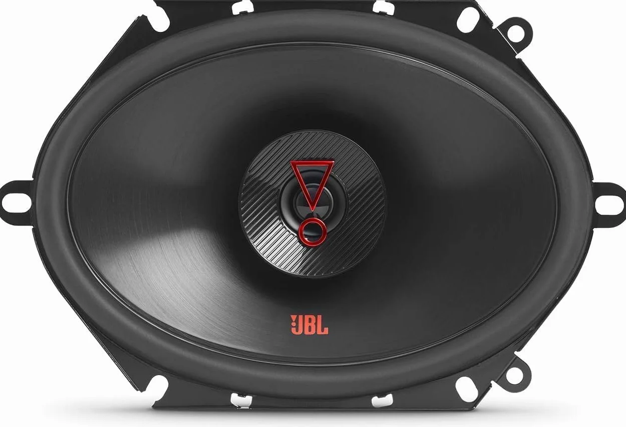 JBL Stage3 8627 2-drożny zestaw głośników samochodowych firmy Harman Kardon – 250 W owalne głośniki samochodowe – duże 15 x 20 cm, czarne