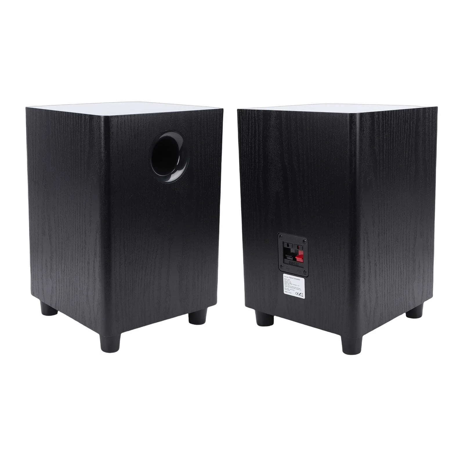 LICAEVEY Głośnik Niskotonowy o Mocy 100 W, 6,5-calowy Pasywny Przetwornik Basowy z obudową MDF, Funkcja Plug and Play do Kina Domowego i Systemów Audio na imprezę