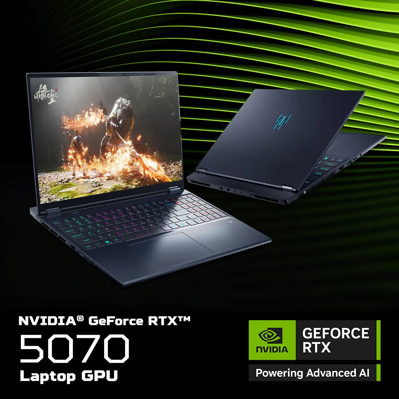acer Predator Helios Neo 16S AI PHN16S-71-976U do gier do notebooków, NVIDIA GeForce RTX 5070 8 GB GDDR7, Intel Core Ultra 9 275HX, pamięć RAM 32 GB DDR5, 2 TB SSD, wyświetlacz 16" OLED 240 Hz DDS