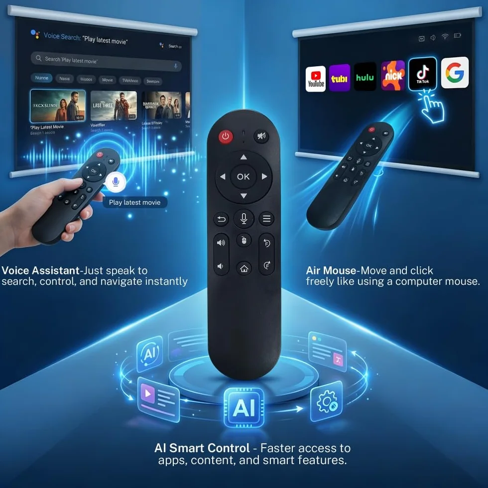 [Natywny 1080P/2000 ANSI/Asystent głosowy AI] Inteligentny projektor z systemem Android 14 OS, obsługa 4K, projektor X7 z dźwiękiem Hi-Res Audio, automatycznym fokusem AI i korekcją trapezu/Wi-Fi 6 i