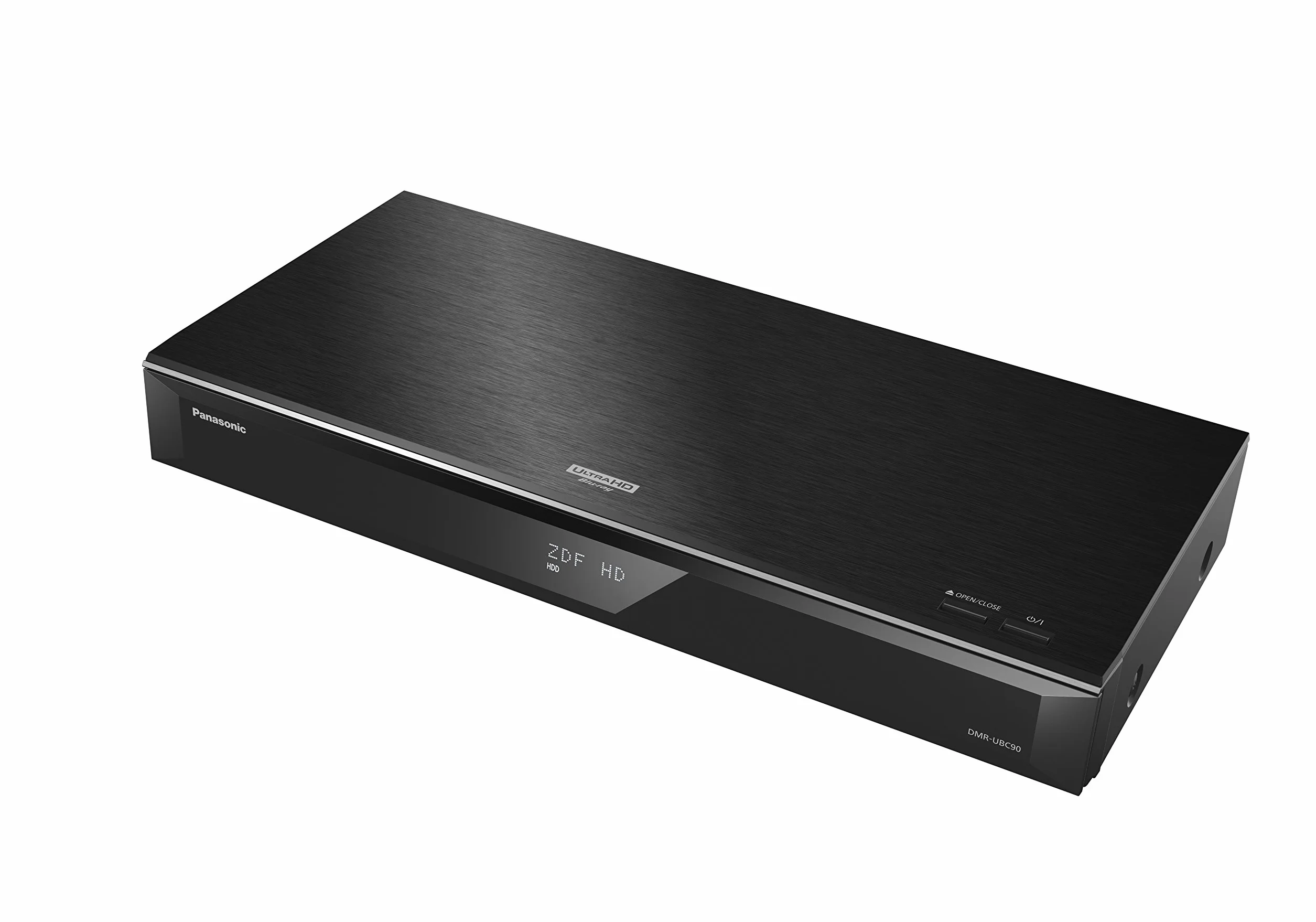 Panasonic DMR-UBC90EGK Nagrywarka Blu-Ray, Czarny, 2 TB & KabelDirekt wszystkie urządzenia HDMI, takie jak PS5/Xbox/Switch - 4K@120Hz, HDMI High Speed z Ethernet, czarny)