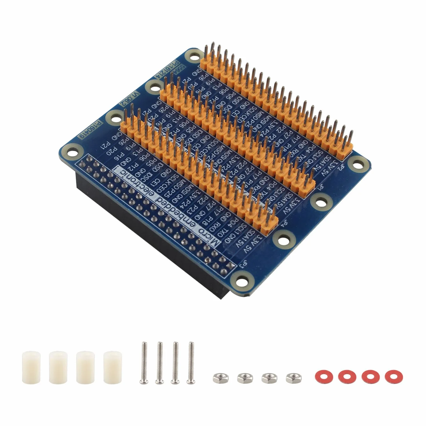 ZDE Uniwersalna karta rozszerzeń GPIO, GPIO 1 do 3 portów, kompatybilna z Raspberry Pi 5, Pi 4B, Pi 3, Pi 2, Pi Model B