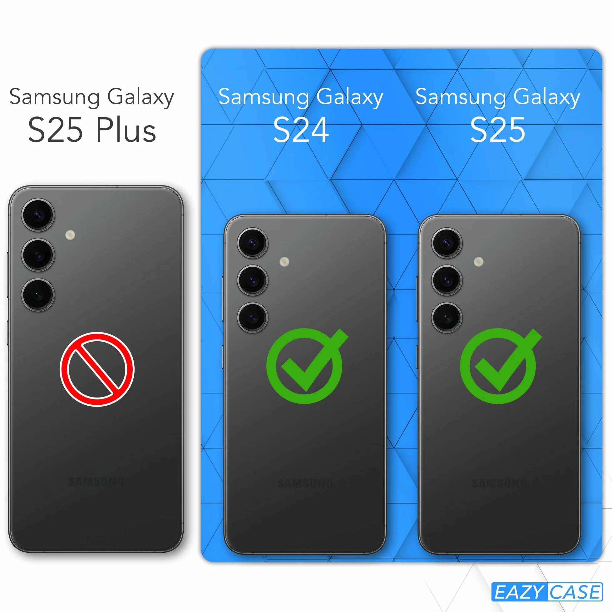EAZY CASE Łańcuszek do telefonu kompatybilny z Galaxy S25 etui na telefon ze smyczą, sznurek do telefonu z etui silikonowe, stylowy łańcuszek z etui na smartfon w Czerwona kamuflaż