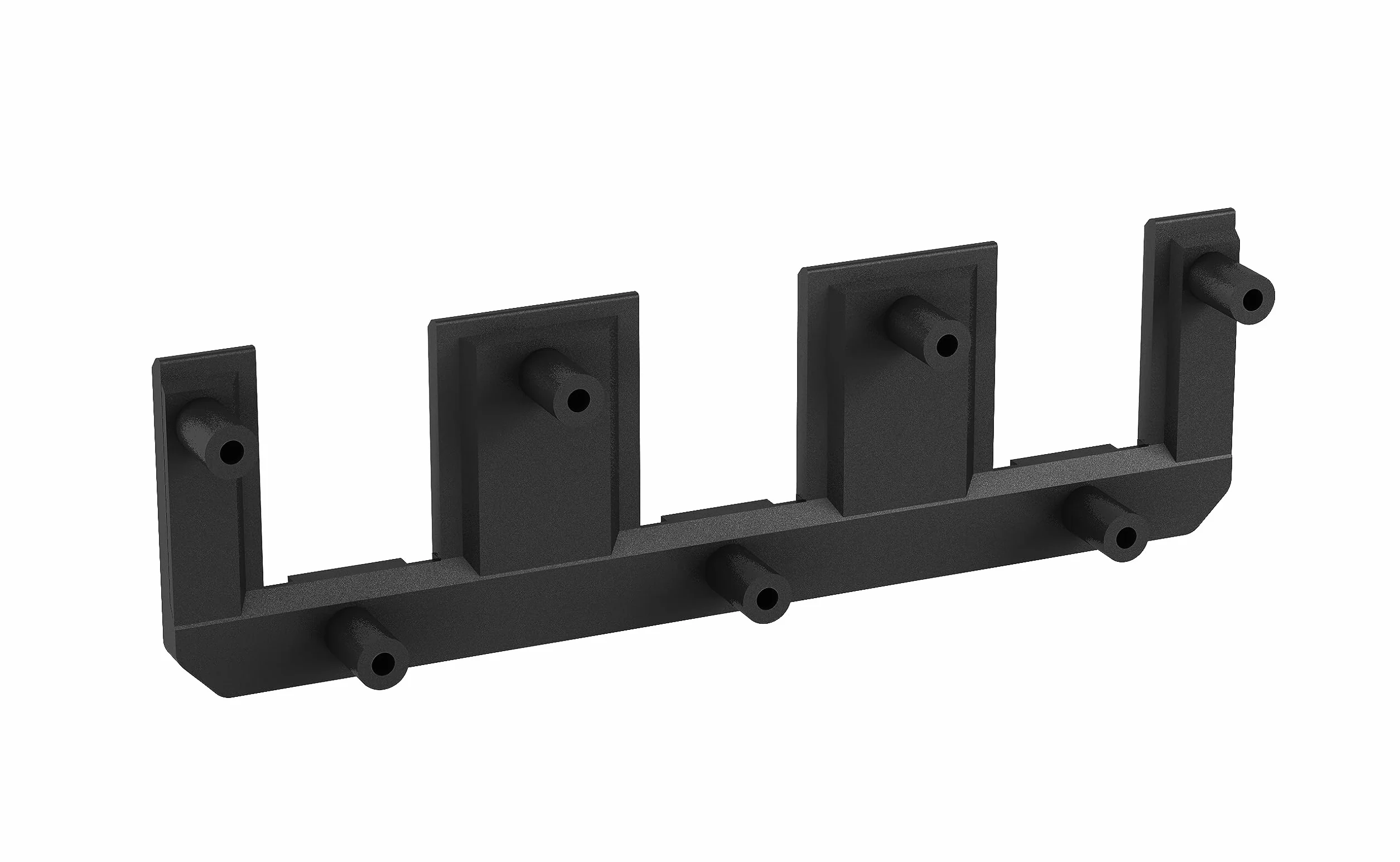 NewGround Designs Uchwyt ścienny do akumulatora nadaje się do akumulatorów Black+Decker 18 V – uchwyt na baterie, uchwyt ścienny (3 akumulatory) w zestawie śruby i kołki [Made in Germany]