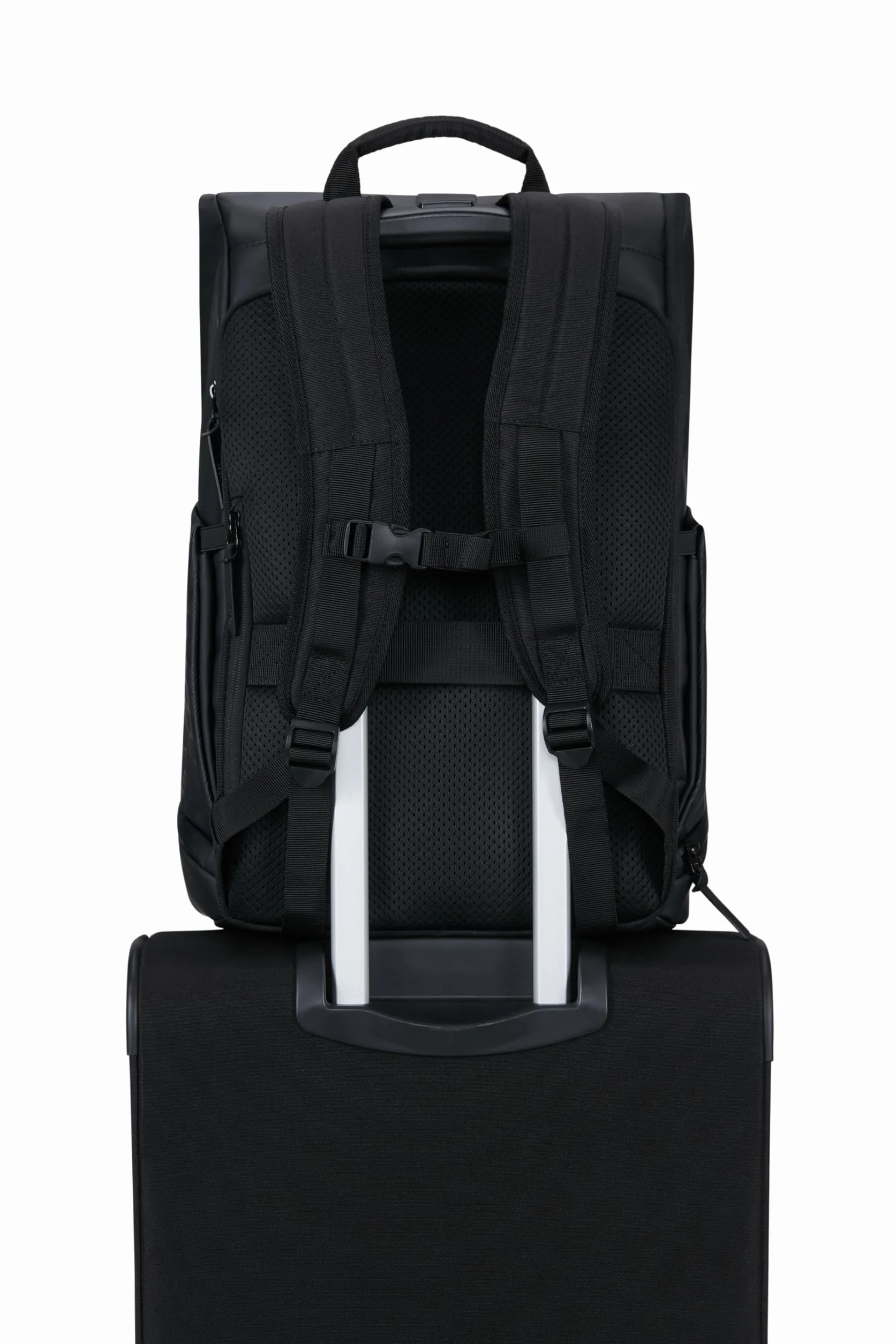 American Tourister Urban Tide - Rolltop Plecak na Laptopa 15.6", wodoodporny, z kieszenia na buty/ubrania, do biura, szkoly & uczelni - Czarny