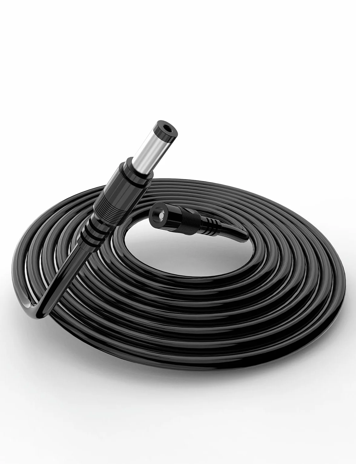 Tonton Przedłużacz CCTV 10 m 2,1 mm x 5,5 mm żeński na męski 12 V DC czarny