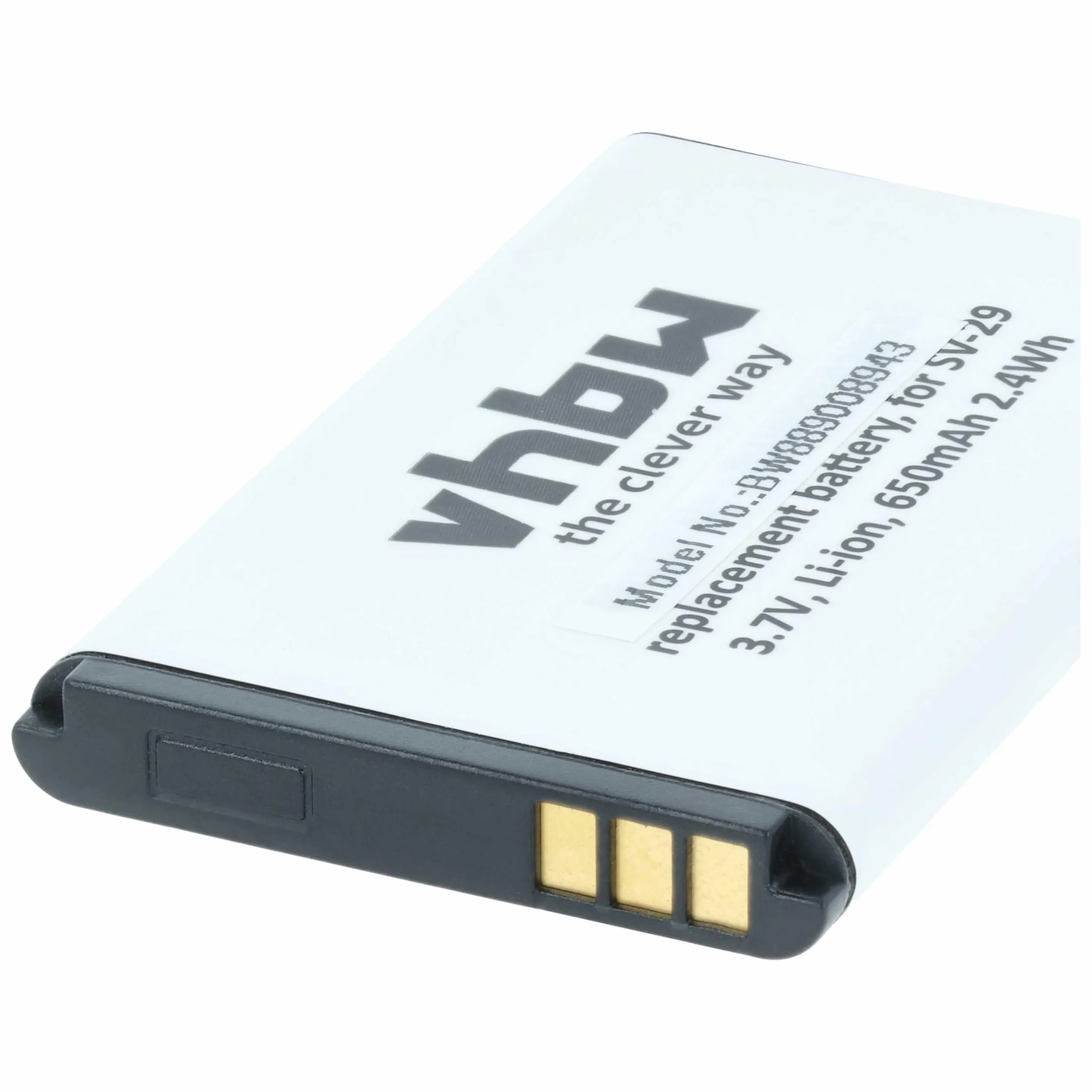vhbw 10 x Doro DBR-800A bateria do telefonu komórkowego, smartfona (650 mAh, 3,7 V, Li-Ion)