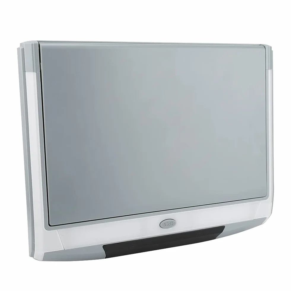 Monitor montażu dachowego Xtevu, ekran samochodowy w dół, wyświetlacz wideo 15,6 cala HDMI USB, samochodowy monitor rozrywki na głowie, ekran dotykowy montowany na