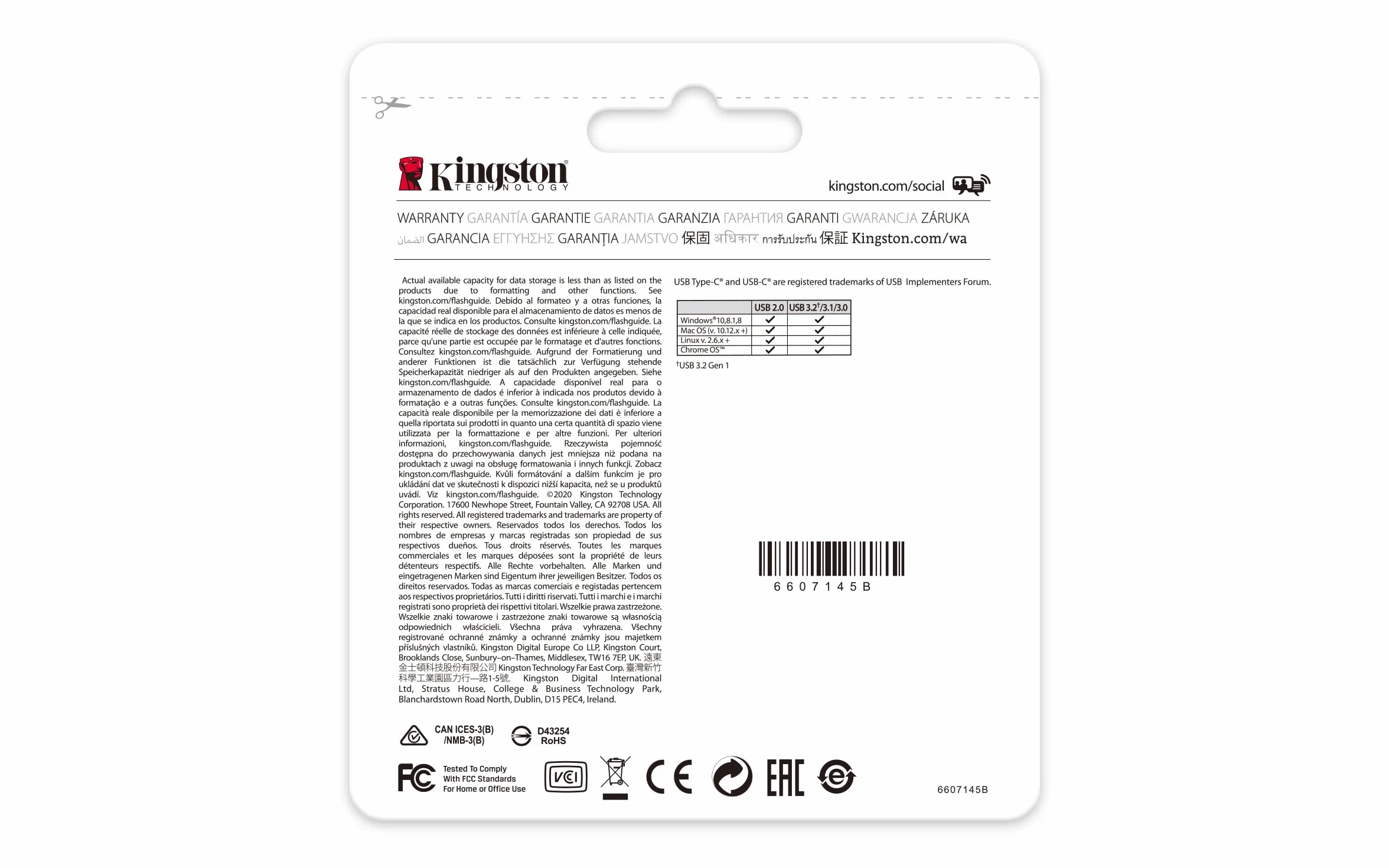 Kingston Datatraveler 70 DT70/128GB Pamięć USB 128 GB Czarny