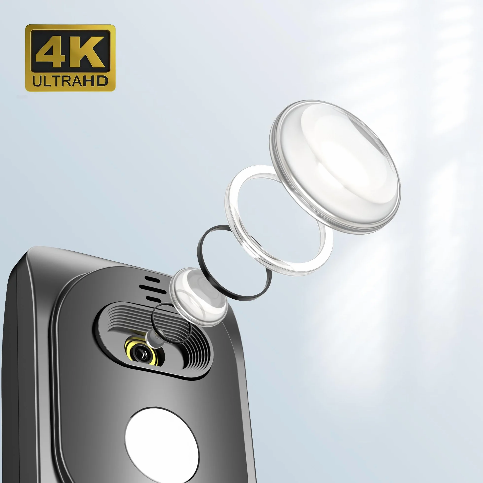 JOYUSING 13-megapikselowa kamera do dokumentów i wizualizator USB, szablony do A3, oświetlenie LED, autofokus, hybrydowe nauczanie z OBS, Zoom, Skype i zespołem, kompatybilne z systemami Windows, Mac