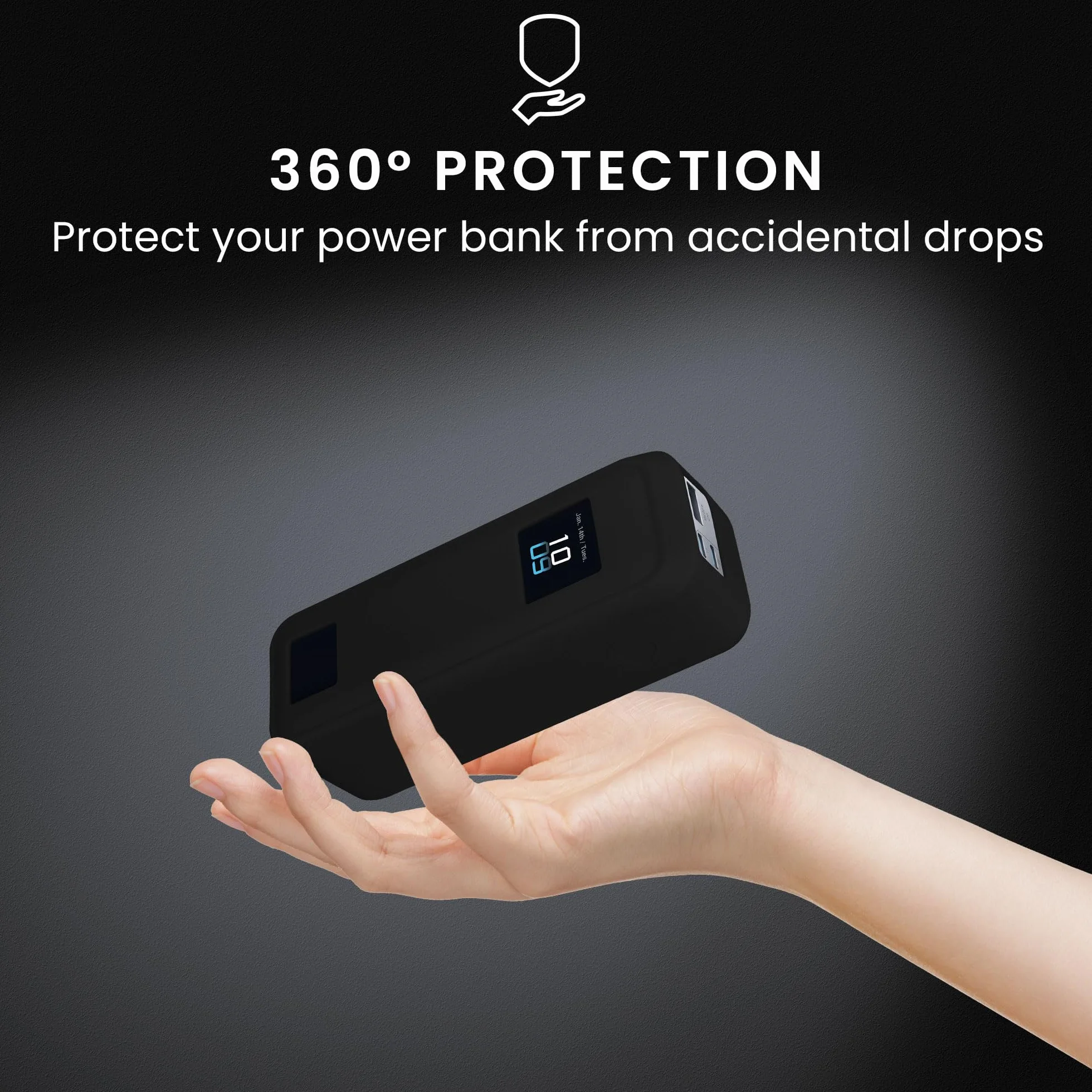 Anker Prime Power Bank 20000 mAh 220 W Etui przenośny pokrowiec czarny