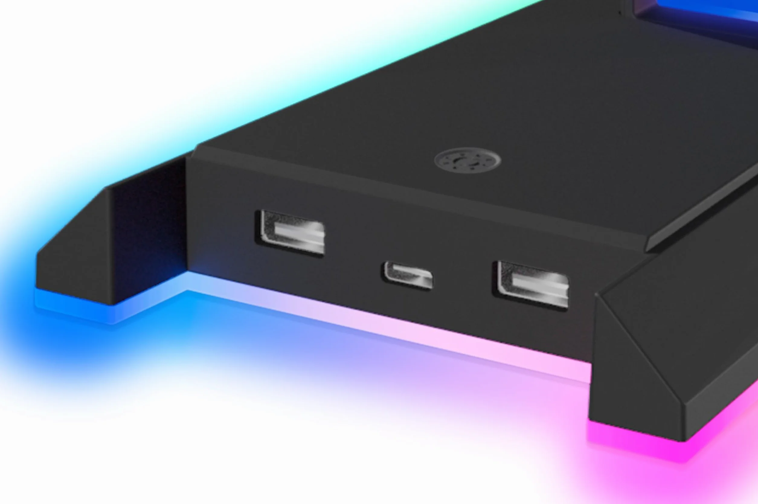 Speedlink EXCELLO NX Stojak na słuchawki RGB z 9 trybami LED, USB Hub 2.0 3 porty USB, czarny