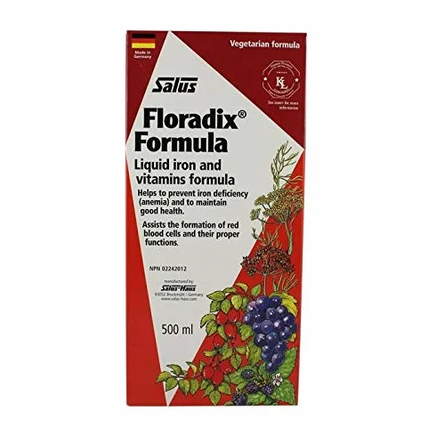 SALUS Floradix płynne żelazo Formuła 500 mililitrów