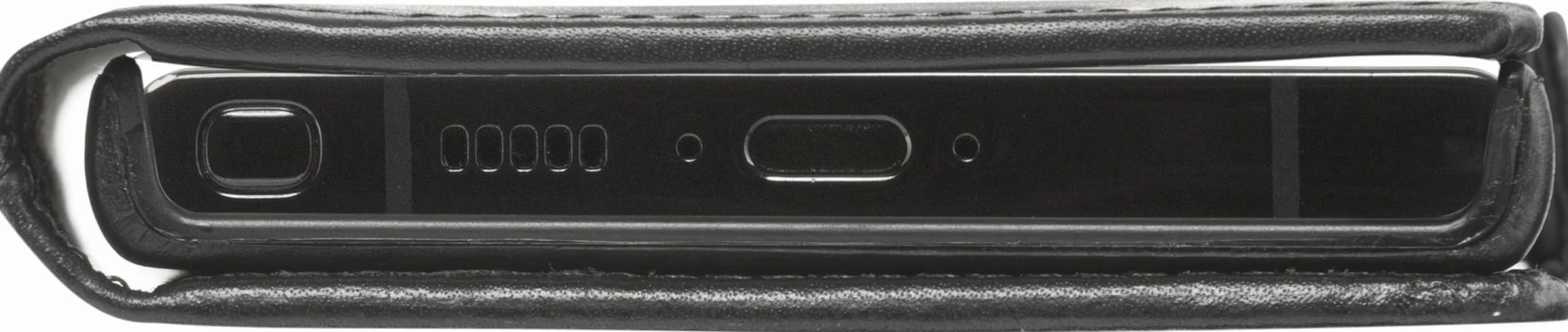 dbramante1928 Lynge - etui z klapką na telefon komórkowy - skóra - czarne - do Samsung Galaxy S24 Ultra