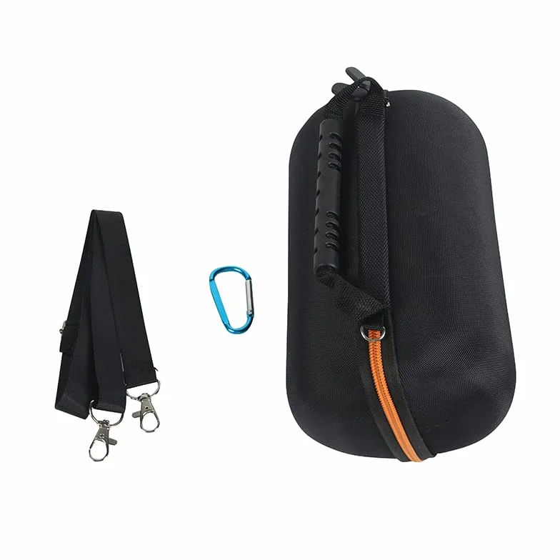 Etui do JBL Pulse 5, twarde etui podróżne na głośnik Bluetooth, odporna na wstrząsy torba EVA z paskiem na ramię (czarna podszewka)