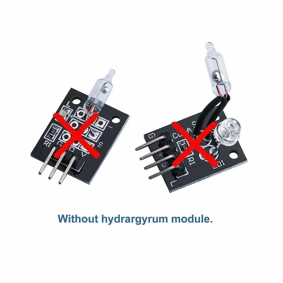 ELEGOO Enhanced 37-in-1 Sensor Kit kompatybilny z Arduino IDE dla projektów elektronicznych, płytka mikrokontrolera nie wchodzi w skład zestawu