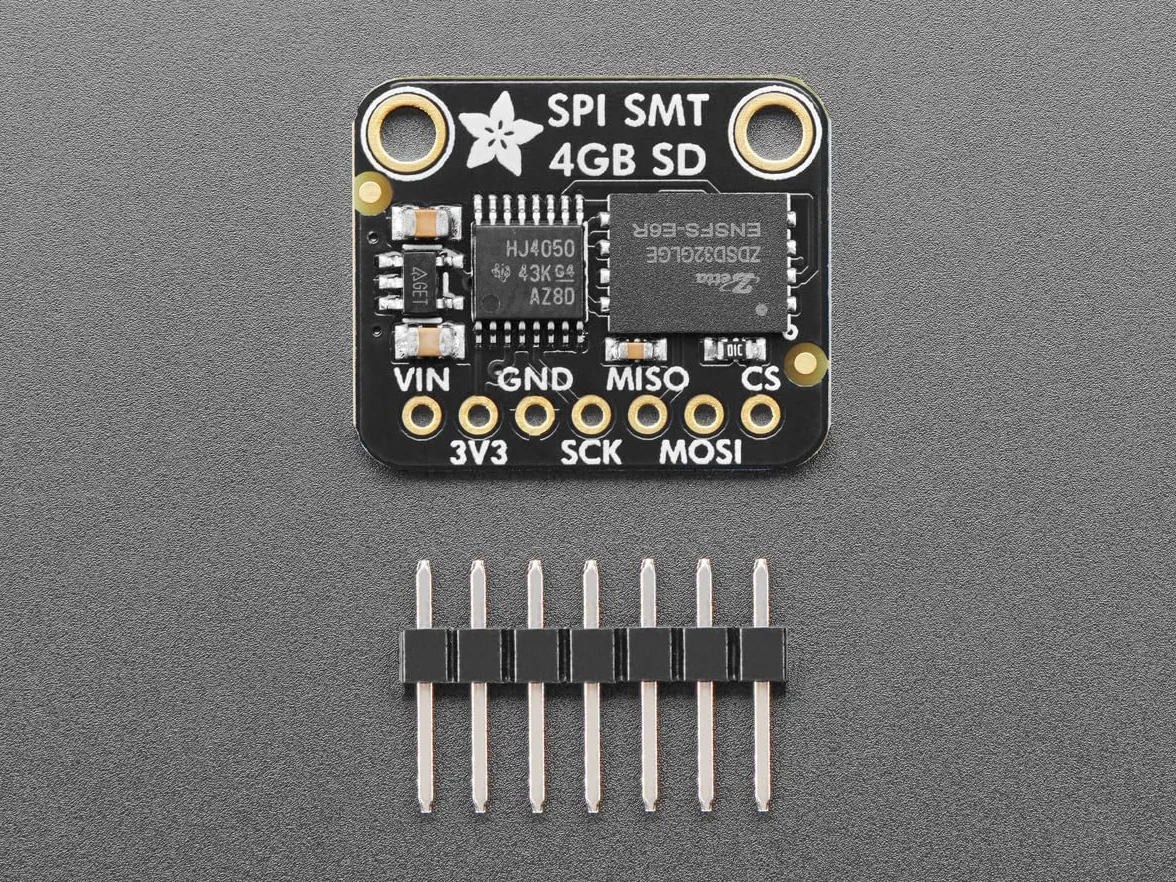 Adafruit SPI Flash SD Card - XTSD 4 GB, 6039