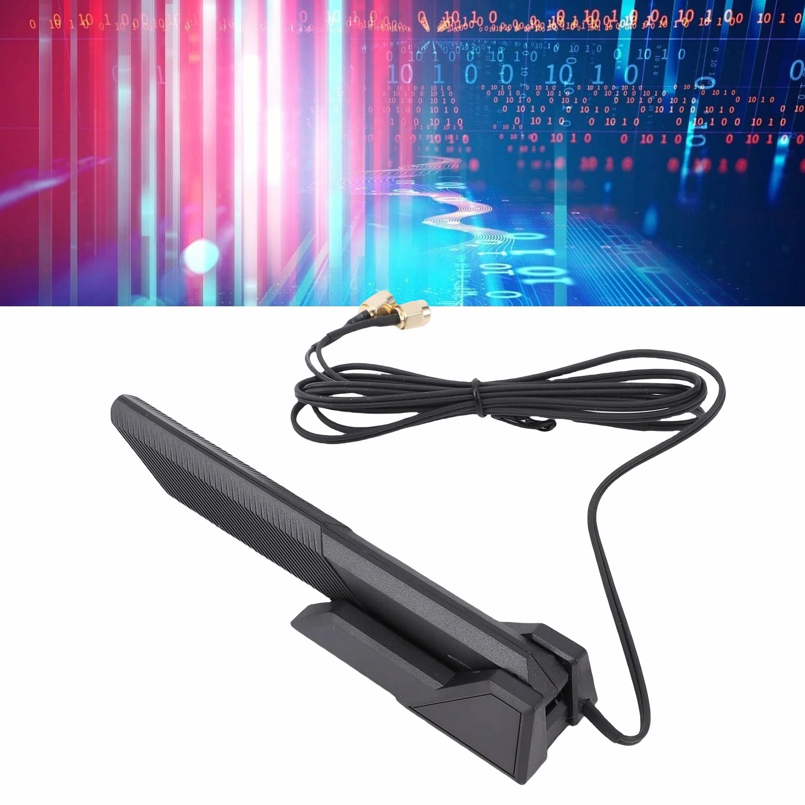 Antena WiFi 2,4 GHz 5,8 GHz 6 GHz 12 dBi SMA Podstawa Magnetyczna 140 mm