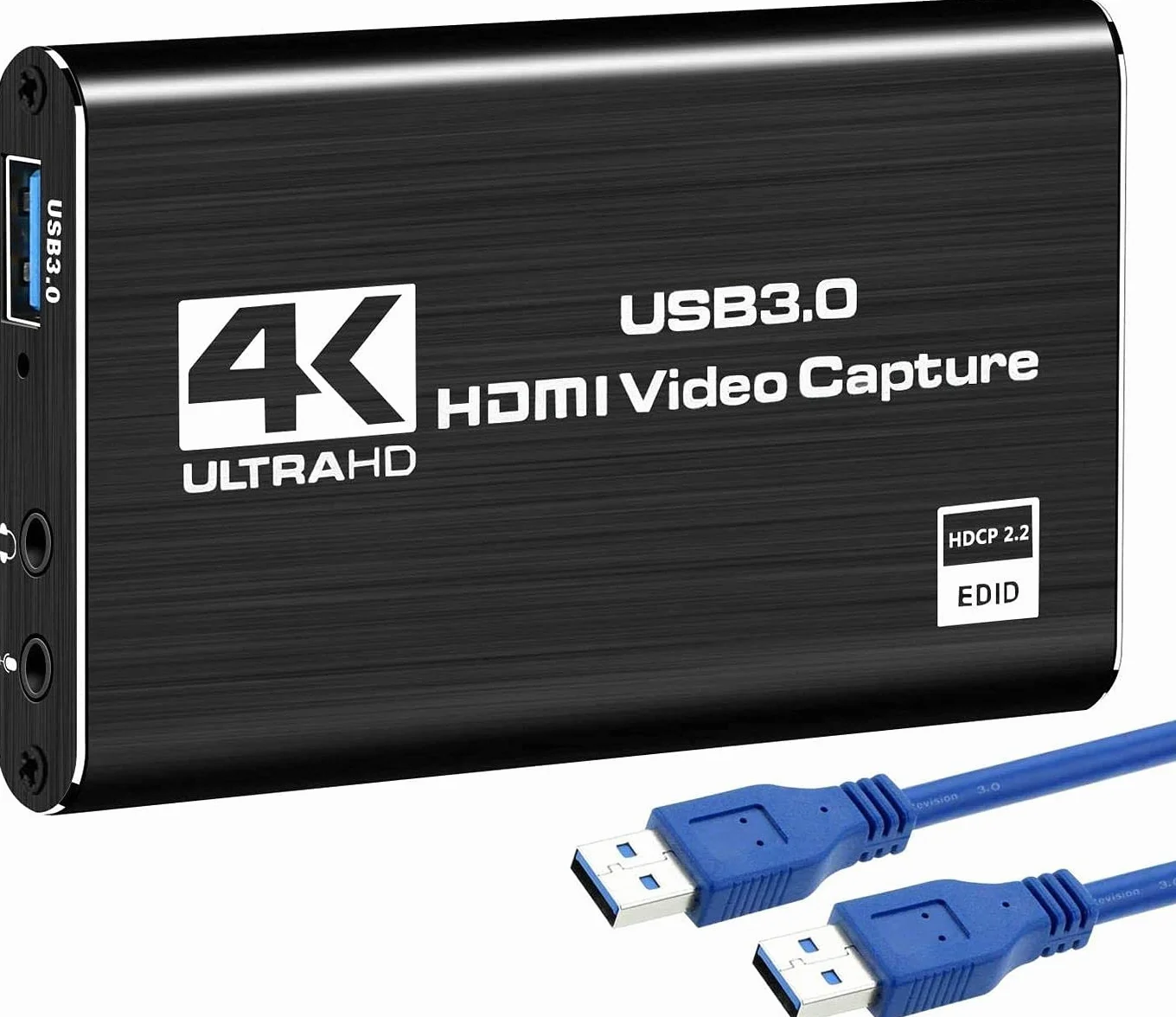 DIGITNOW! Game Capture Card, karta nagrywania wideo 4K, HDMI USB 3.0, nagrywanie wideo Full HD 1080p, do nagrywania gier, transmisji strumieniowej na żywo