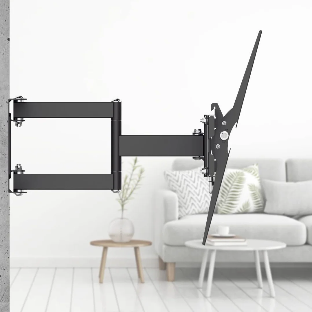 Hama Uchwyt ścienny do telewizora LCD/LED 32"-65" (VESA 400x400, pochył +/- 15°, organizer kabli, 3 przeguby, stal, maks. udźwig 35kg) czarny
