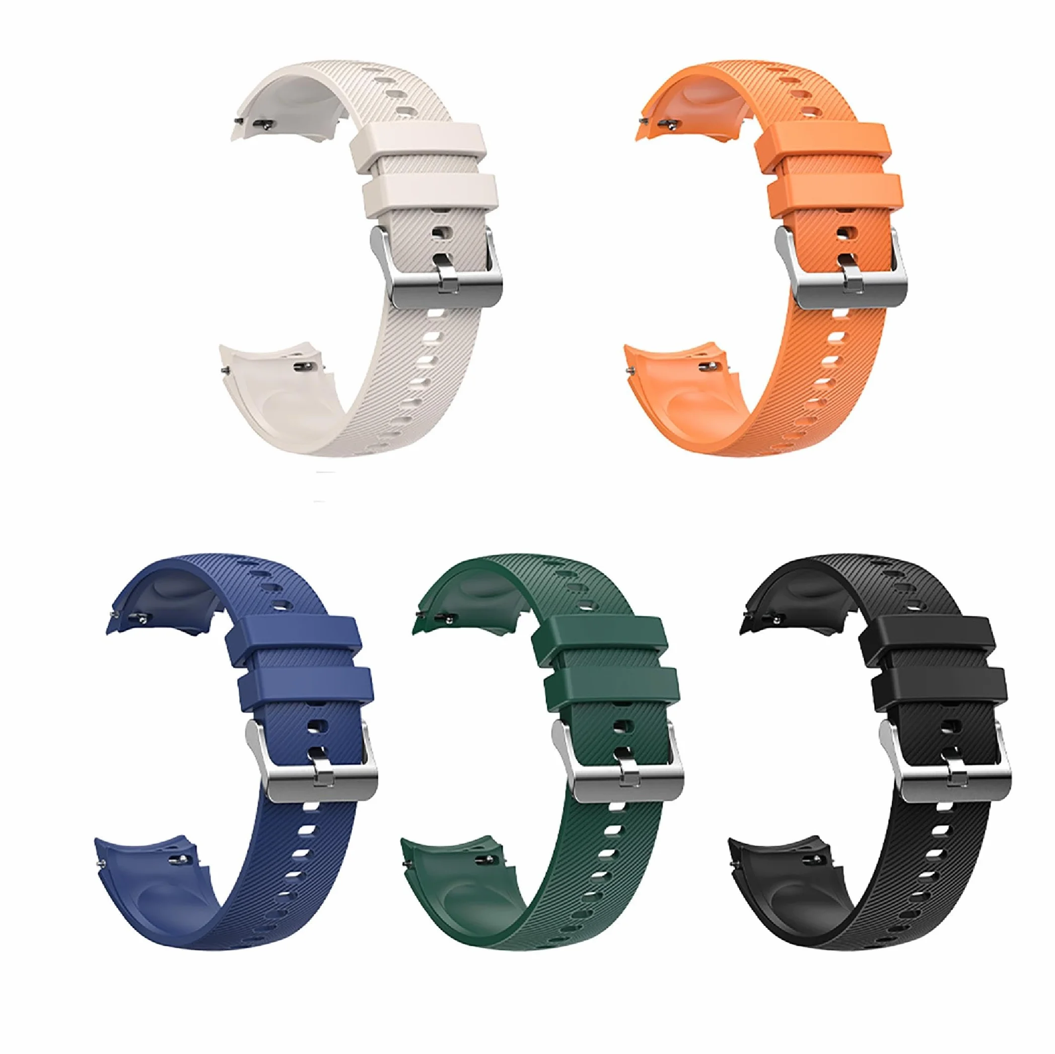 GIOPUEY Pasek kompatybilny z OnePlus Watch 3/2/2R/OPPO Watch X, miękki silikonowy pasek do zegarka, zamiennik paska [odporny na zużycie] [oddychający] - niebieski (Midnight Blue)