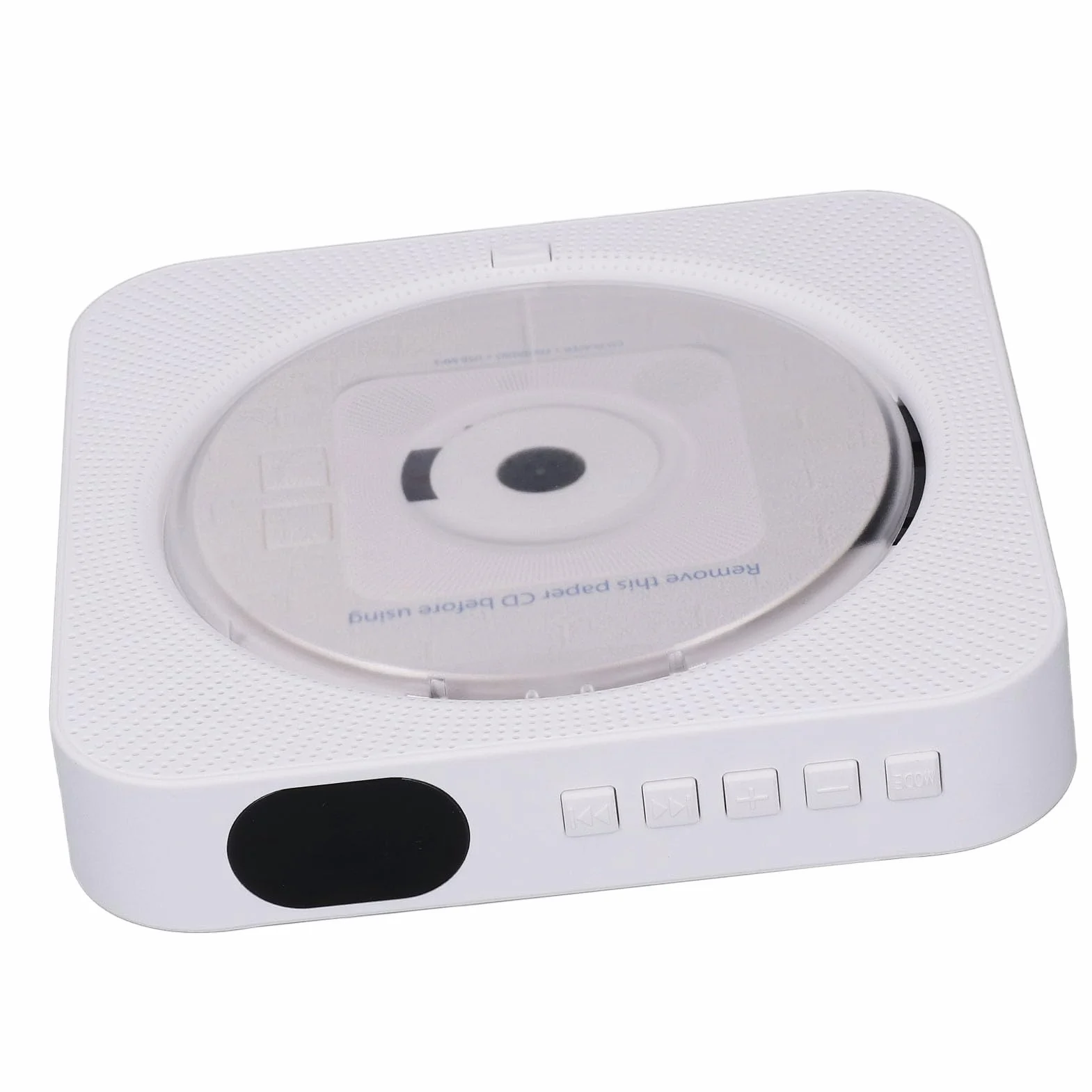 SENECESLI CD Player, CD Disc Player Ochrona Ochronnego Zespół Ściany do Podróży (WHITE)