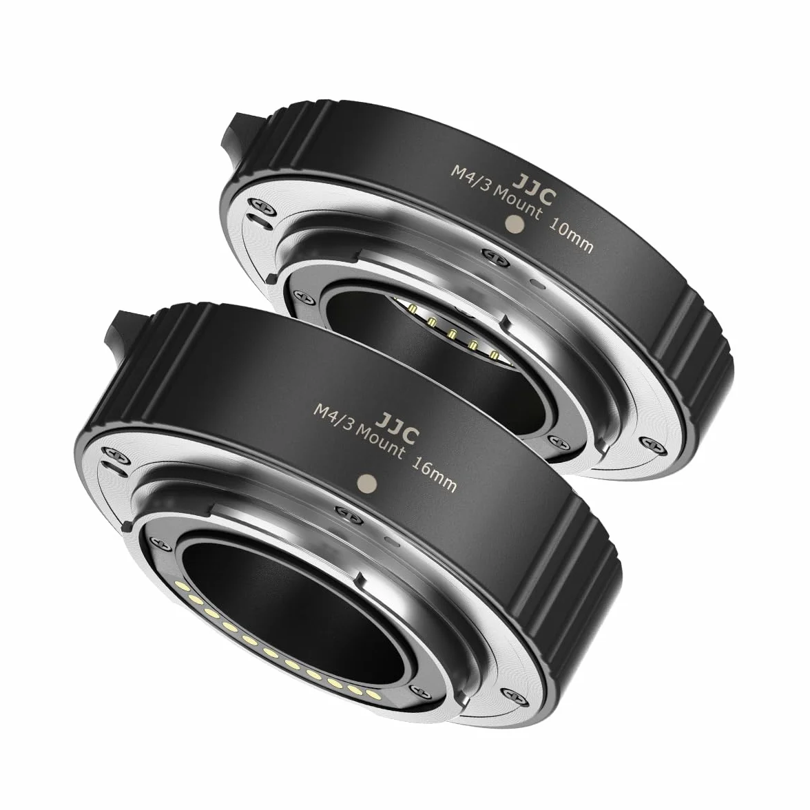 JJC Zestaw rurek makro 10MM/16MM do Olympus Micro Four Thirds Mount (M4/3) aparatów DSLR i SLR - Auto Fucus - TTL Ekspozycja do zdjęć makro
