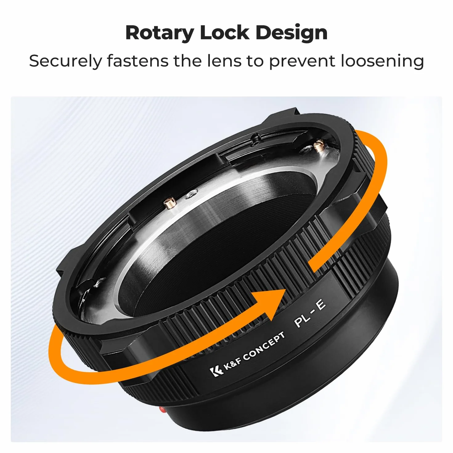 K&F CONCEPT Adapter obiektywu z mocowaniem PL-E | Konwerter obiektywu PL kompatybilny z adapterem Sony E/NEX AE175