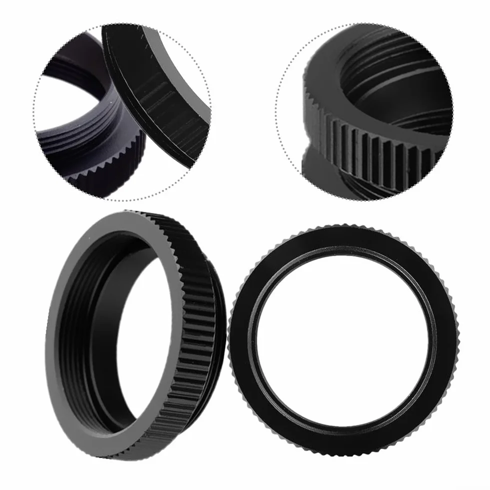 Pierścień C-CS do konwersji obiektywu, 2 szt. 5 mm adapter rurki przedłużającej pierścień izolacyjny do soczewek CCTV adapter montażowy C-CS