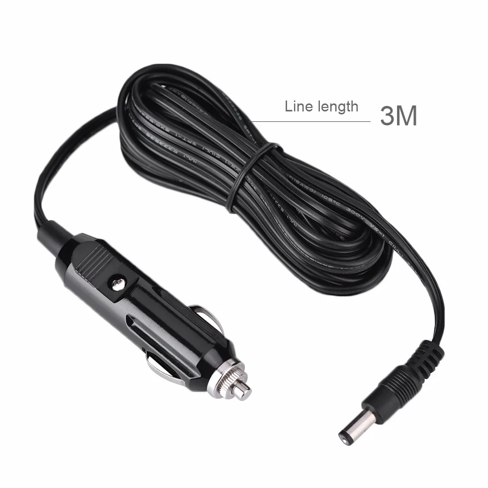 Kabel przedłużający do zapalniczki samochodowej 3 m 12 V 5,5 mm x 2,1 mm