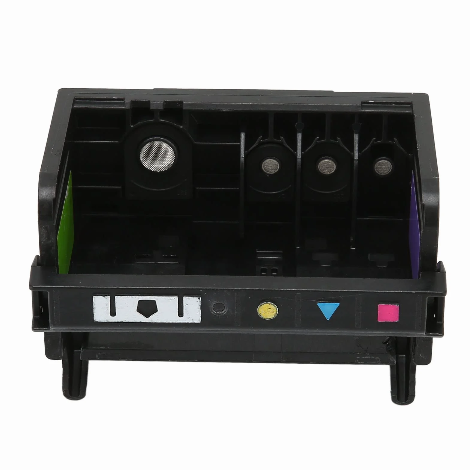 Głowica Drukująca z 4 Gniazdami do OfficeJet Pro 6000 7000 6500 6500A 7500 7500A Wymiana Głowicy Drukującej Przezroczysta Głowica Drukująca ABS, Drukarki i Akcesoria Drukarka,