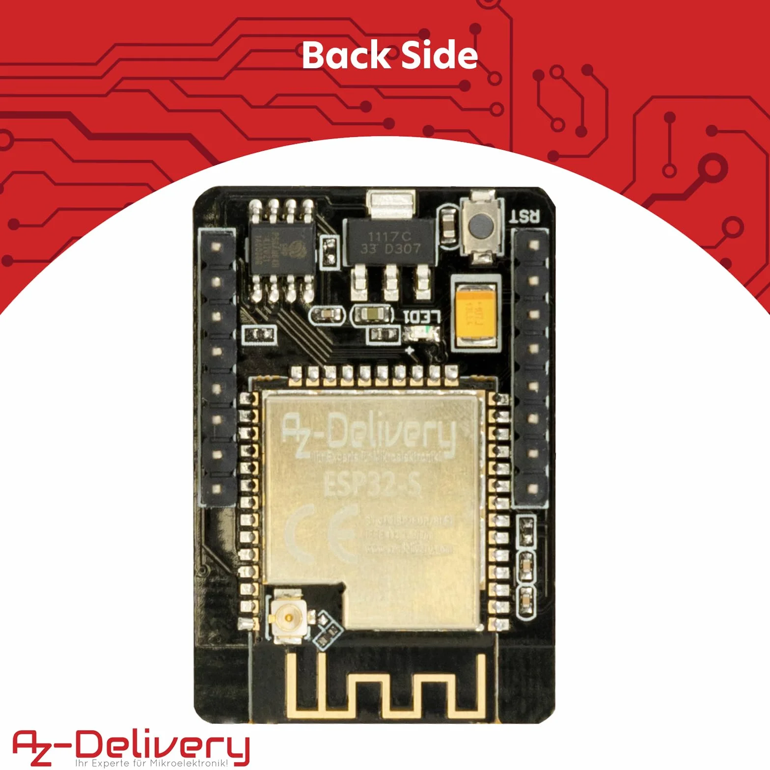 AZDelivery Moduł kamery ESP32 + Bluetooth ESP32 5V dwurdzeniowy 32-bitowy procesor z płytką rozwojową aparatu 2MP kompatybilny z Arduino, w tym e-book!