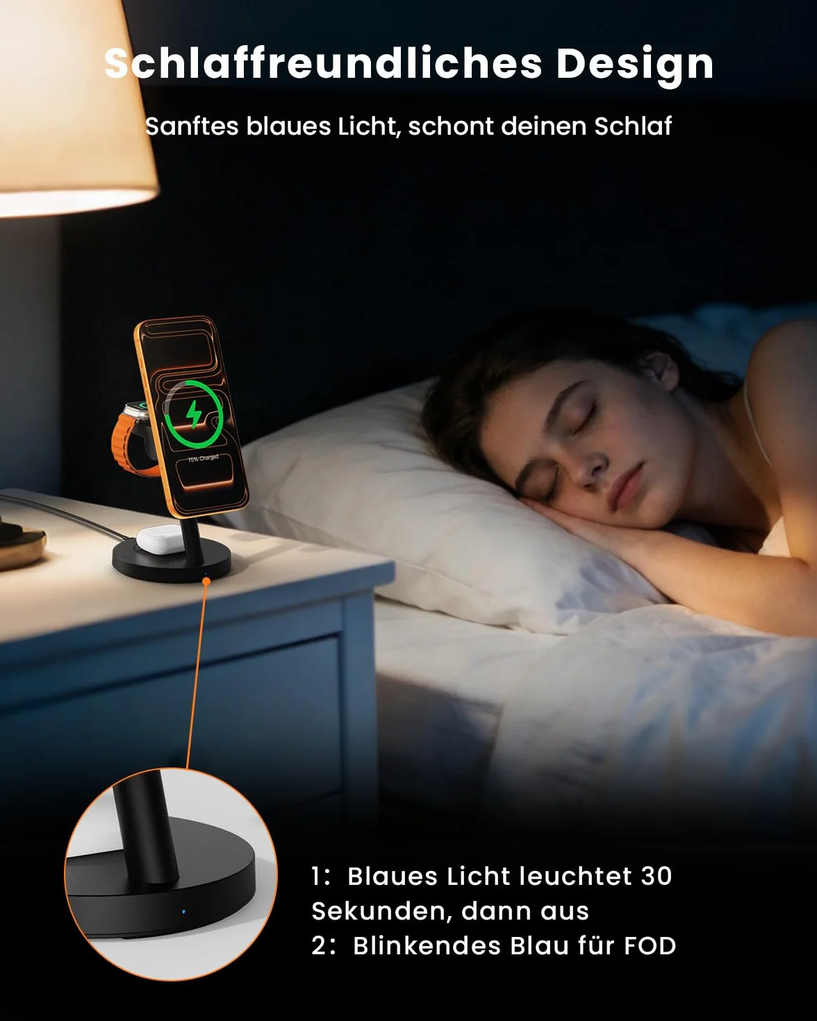 JoyGeek 4 w 1 Qi2.2 25 W magnetyczna bezprzewodowa stacja ładująca do Samsunga Galaxy S26 S25 Z Fold Buds, w zestawie zasilacz 45 W PD do sypialni i biura