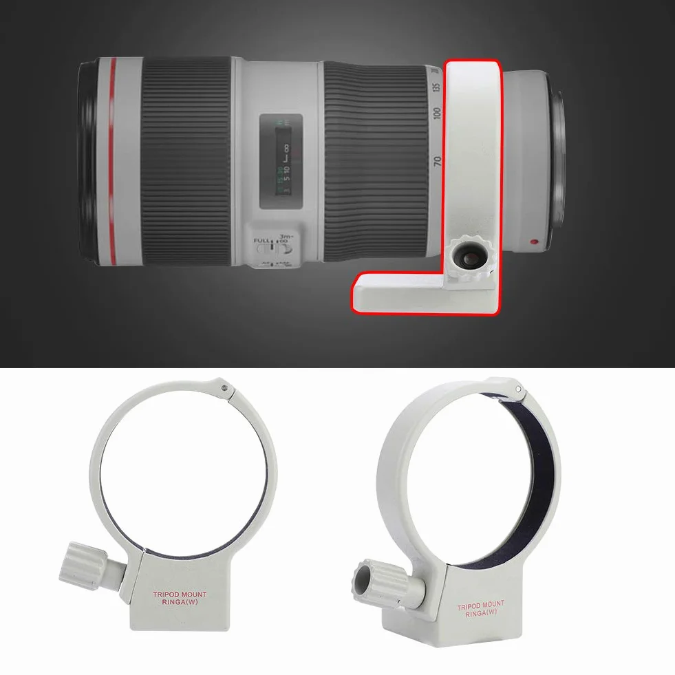 DeWin Obiektyw statywu pierścień 70-200mm F4, kołnierz ze stopu aluminium dla F4/F4L is USM