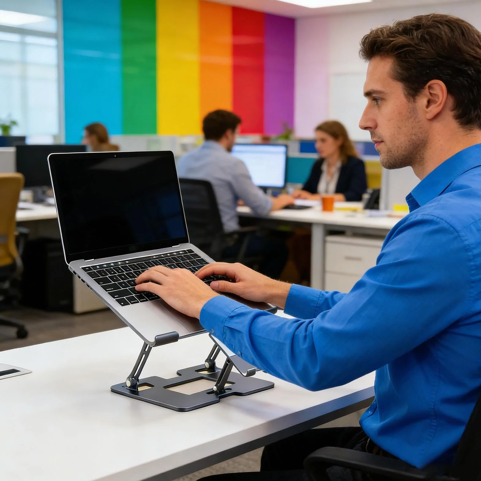 Podstawka pod laptop 5 Pozycji Regulacji Wysokości Chłodząca Podstawka Na