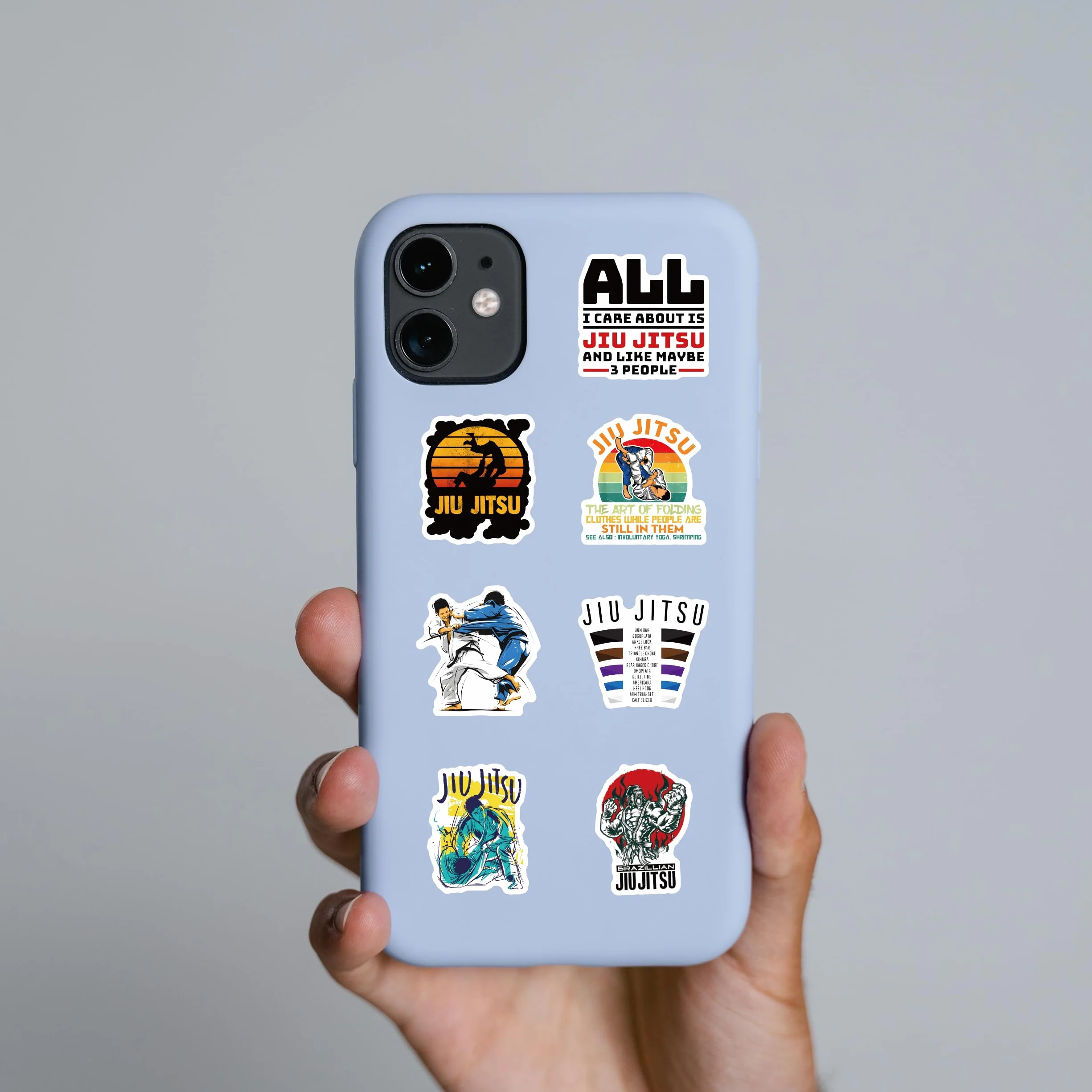 Zestaw 122 naklejek jiu Jitsu, sportowa estetyczna winylowa wodoodporna naklejka na butelkę na wodę, laptop, telefon, deskorolka, scrapbookingu, prezenty na zderzak dla dzieci, nastolatków, dorosłych
