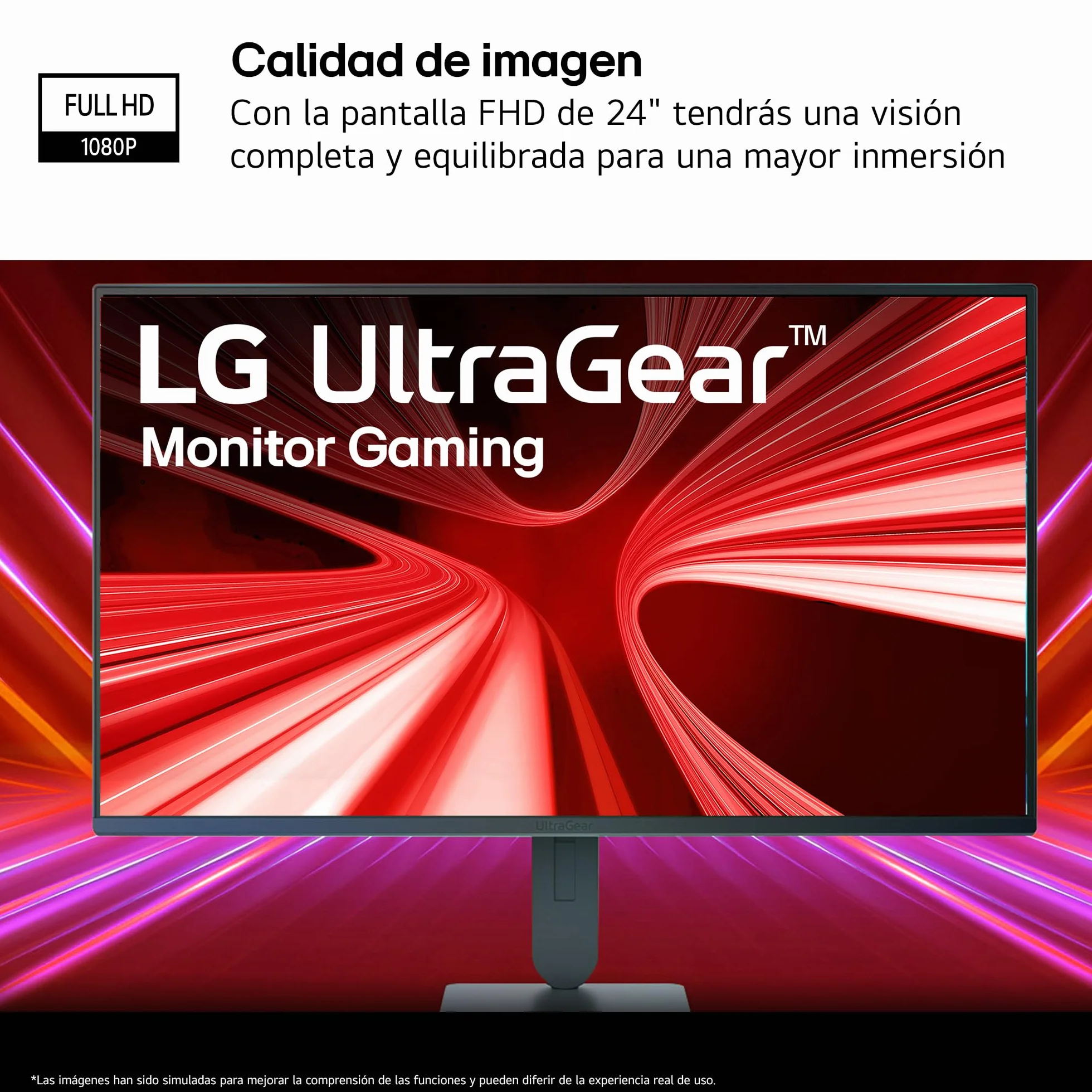 LG Monitor Gaming Ultragear™ 24G414B-B.AEU | 24 cale | Seria G4 (2026) | IPS, FHD 1920x1080, 144Hz, 1ms MBR, HDR10, NVIDIA® G-SYNC® i AMD FreeSync™, głośniki, 250cd/m², 99% sRGB