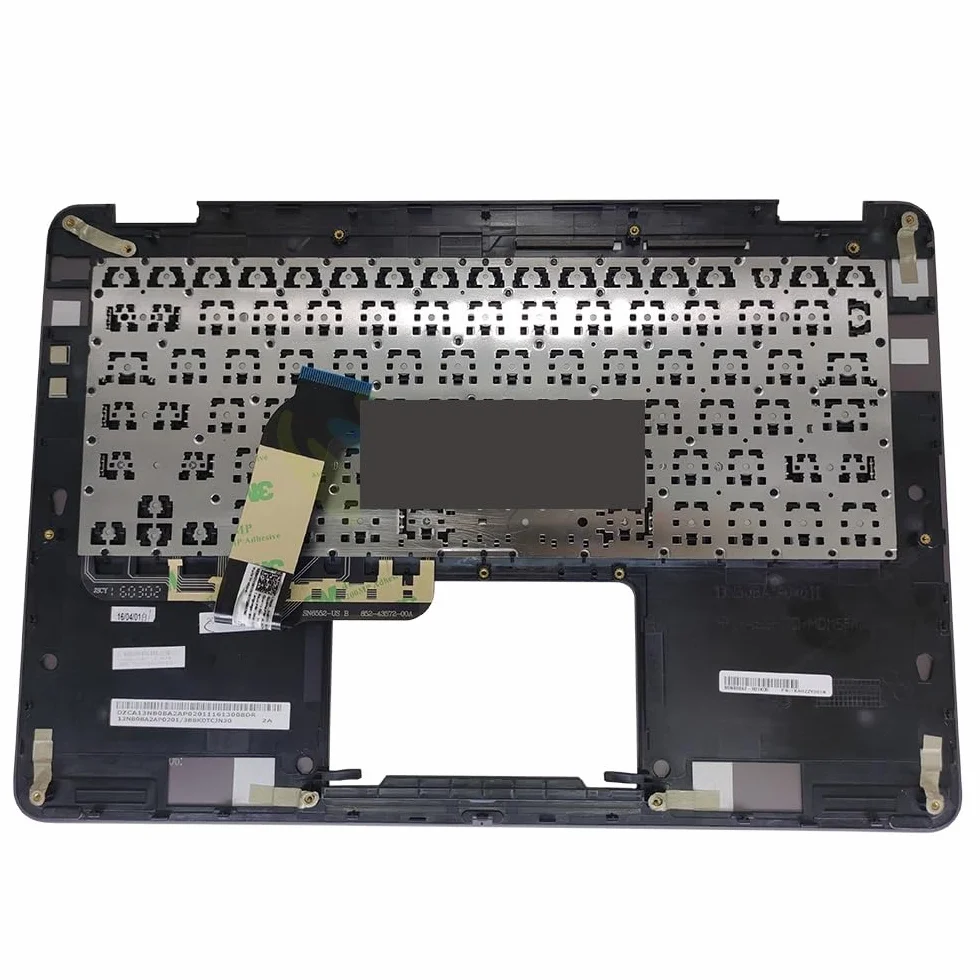 Klawiatura do laptopa Asus ZenBook UX360CA UX360C UX360 (wersja angielska) Części laptopów Klawiatury Podpórka pod nadgarstki 13NB0BA2AP0201
