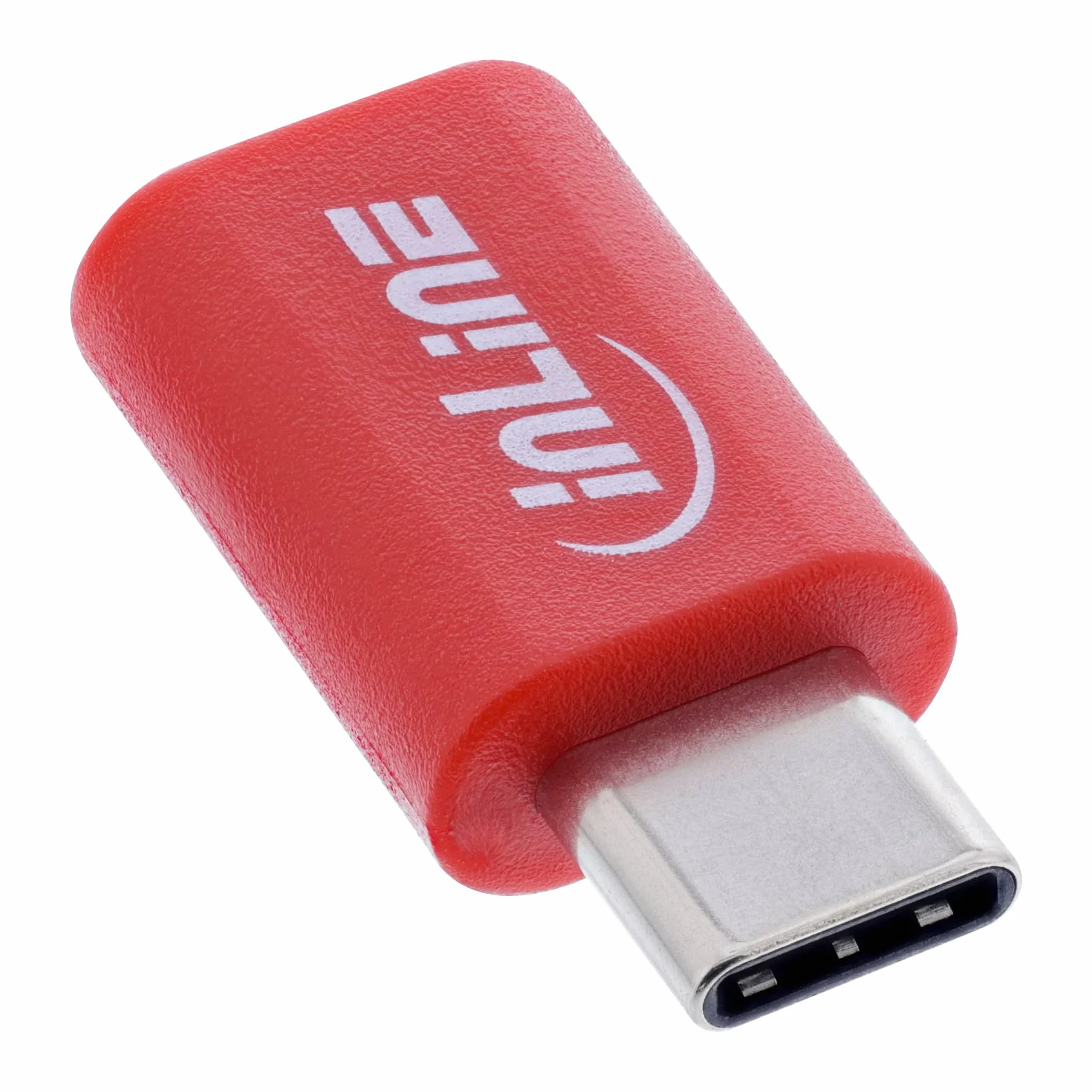 Inline Blokada danych USB USB-C wtyczka na gniazdo USB-C adapter, ładowanie bez transmisji danych, bezpieczna ochrona przed kradzieżą danych, do 240 W PD, 31650
