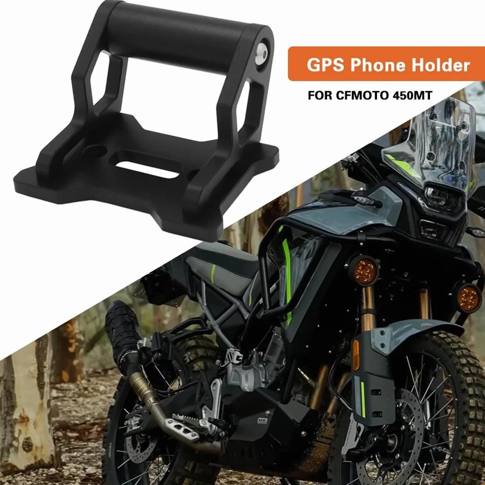Uchwyt do nawigacji GPS Pasuje do CFMOTO 450MT 2025 Uchwyt na telefon GPS, przedłużacz nawigacji, stojak Motocyklowy uchwyt do nawigacji