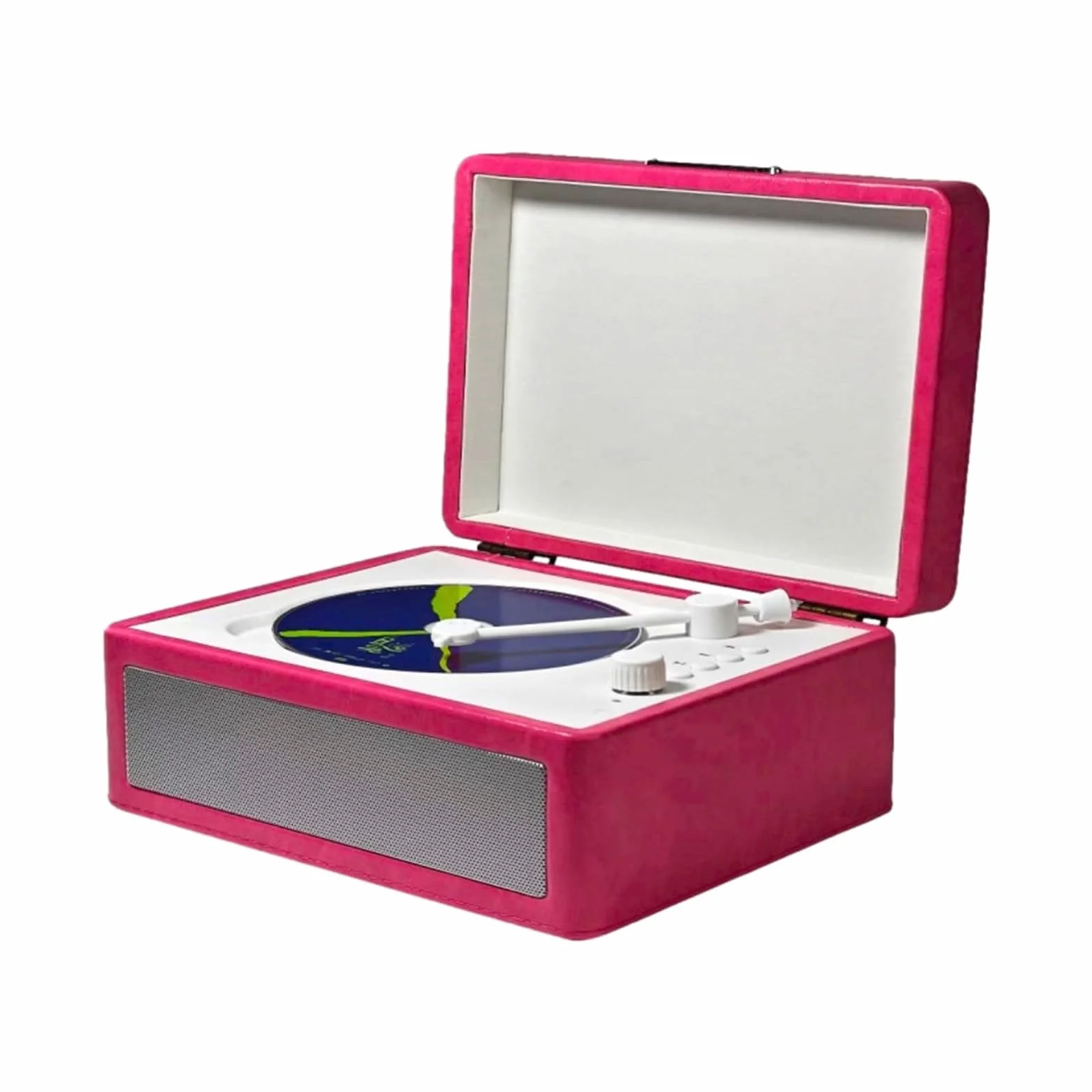 Odtwarzacz CD, Odtwarzanie Z Dysku USB Odtwarzacz Retro CD Z możliwością Wkładania Płyty w Kształcie Tacy dla Entuzjastów Muzyki i Kolekcjonerów (TIKATARERdu9yzxr5s6-P)