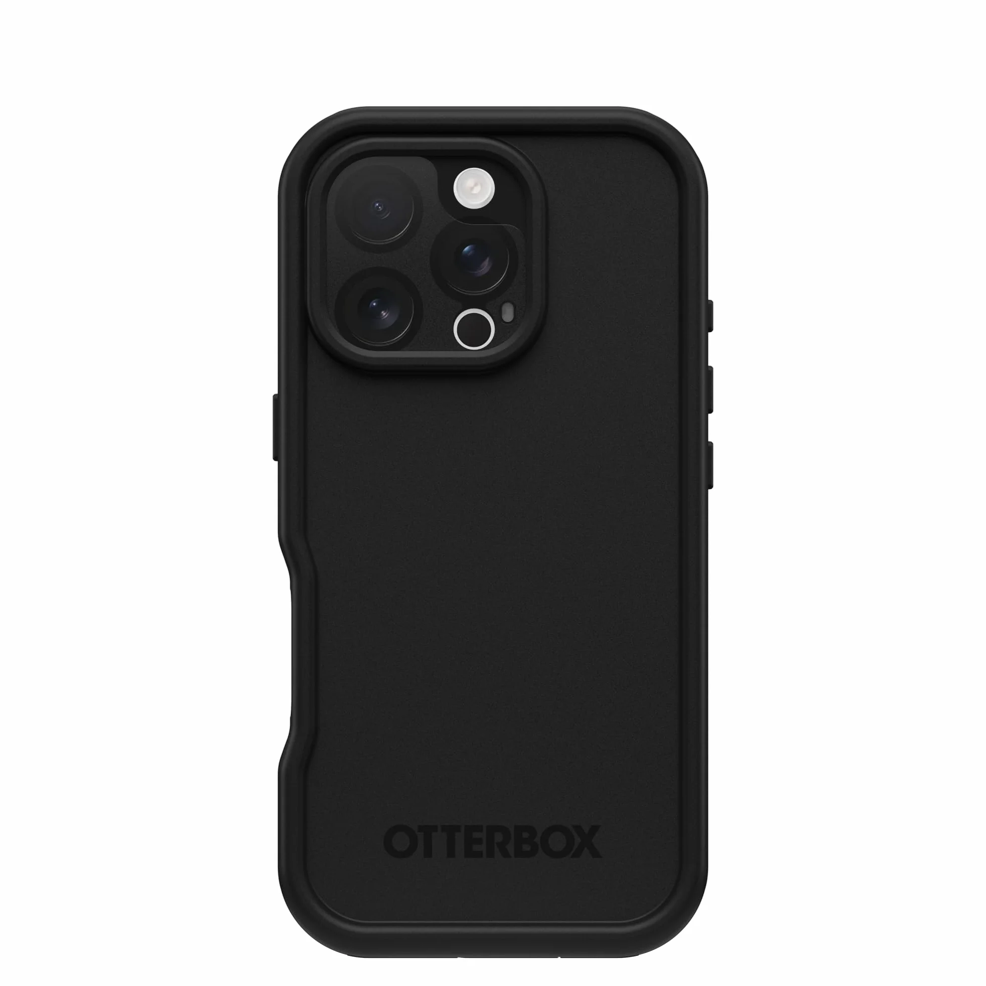 OtterBox Wodoodporne etui z serii FR do iPhone'a 16 Pro z funkcją MagSafe (zaprojektowane przez LifeProof) – czarne, wodoodporne, 60% tworzywo sztuczne z recyklingu, eleganckie i stylowe