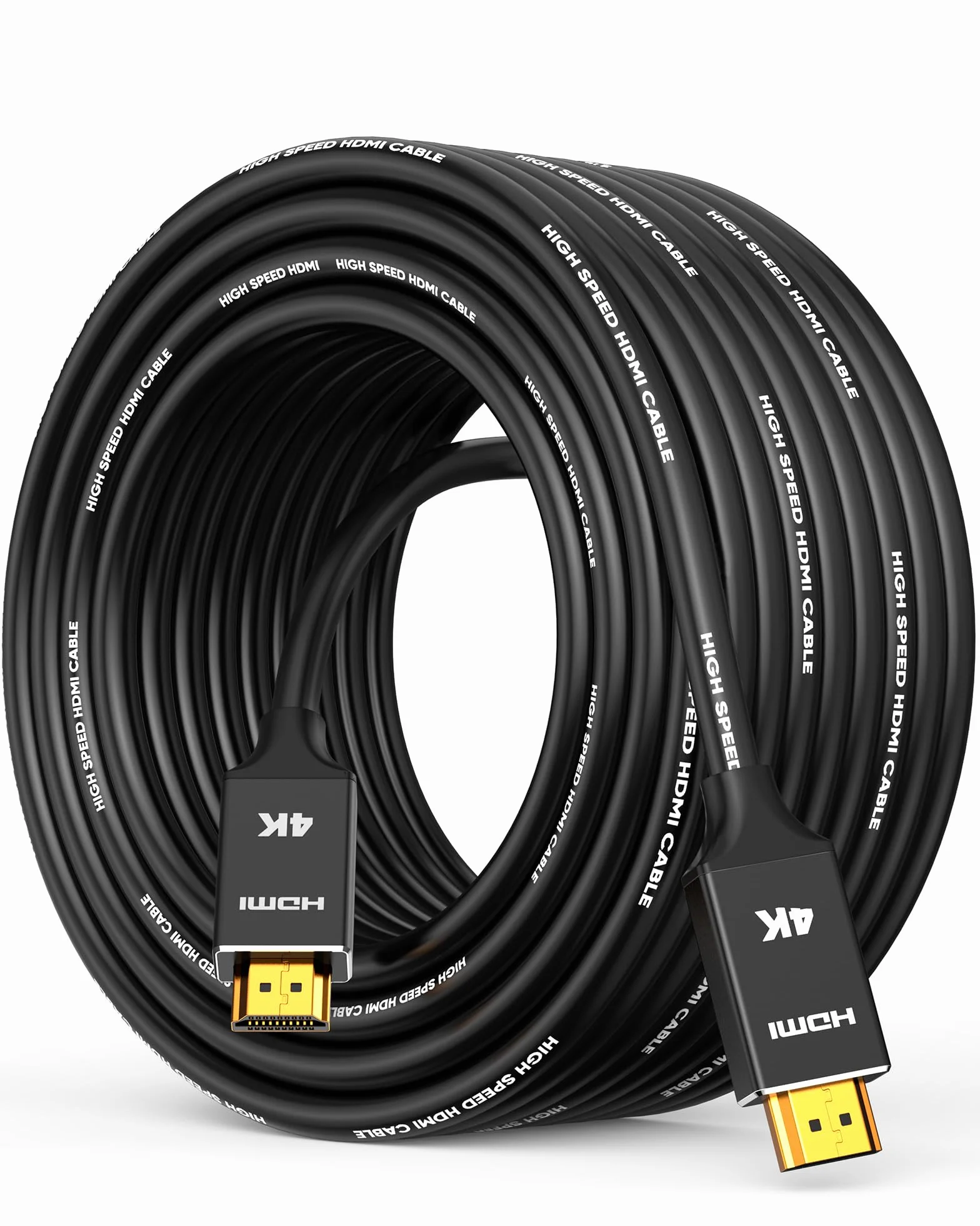 Capshi Światłowodowy kabel HDMI 4K, 23 m, ścienny kabel HDMI CL3, obsługa 2.0 (4K przy 60 Hz HDR10 8/10bit, 18 Gb/s, HDCP2.2 ARC), ekranowany przewód wysokiej prędkości HD, kompatybilny z telewizorem
