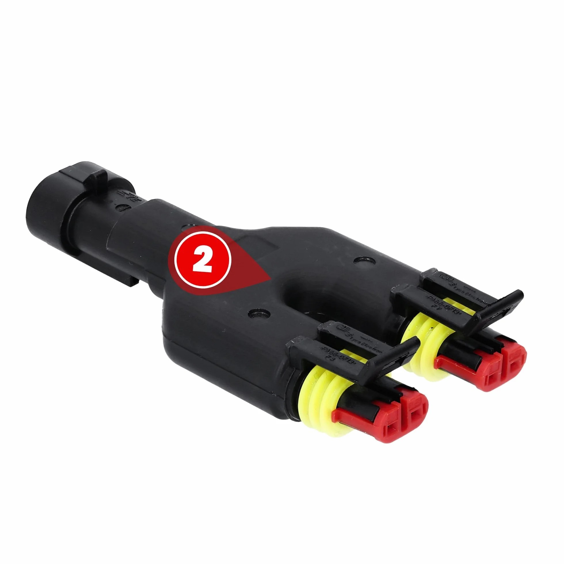 AMP Superseal rozdzielacz Y 932181 złącze wtykowe 2-biegunowe wtyczka 1,5 mm