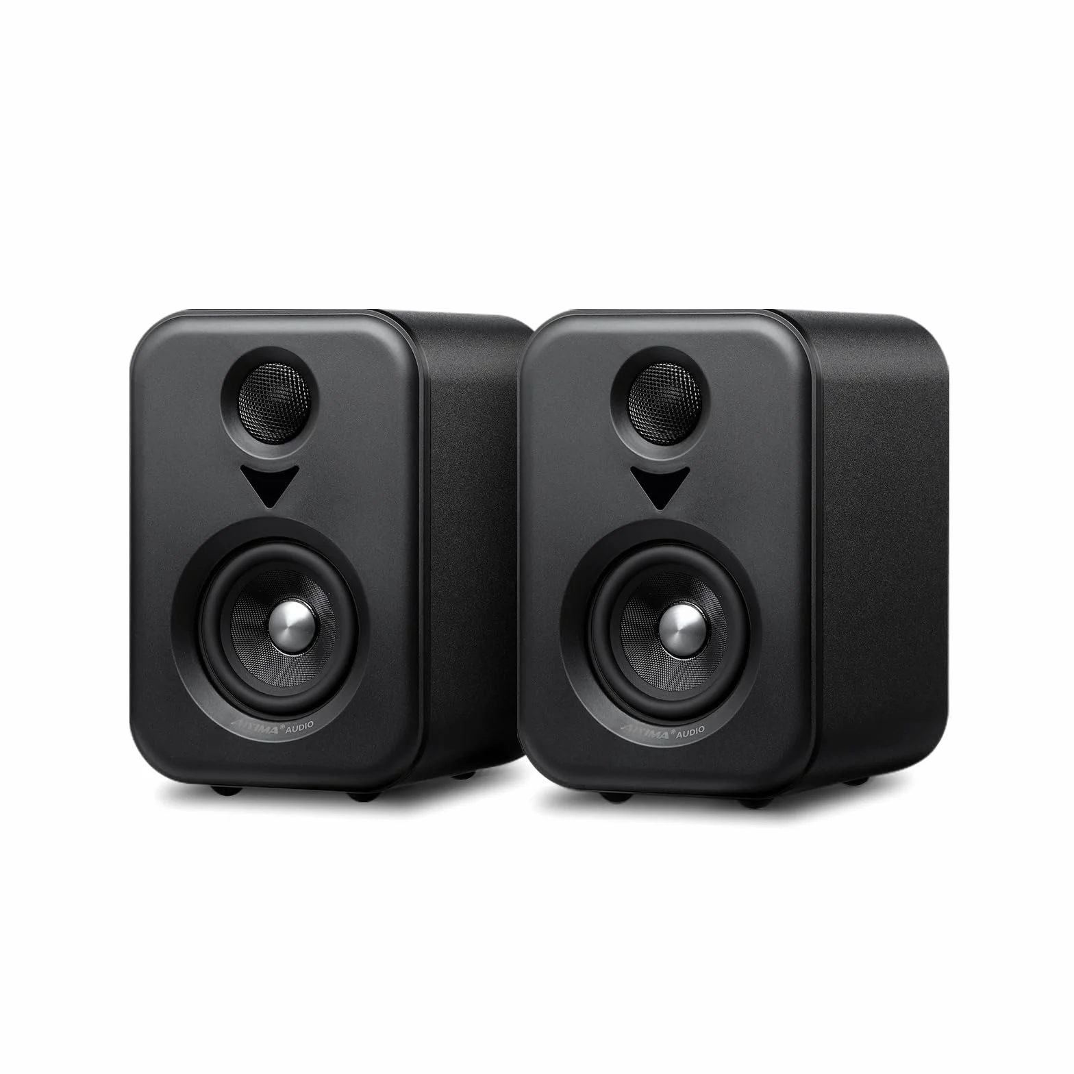 AIYIMA S400 Active głośnik biblioteczny 80 W HiFi Bluetooth z 2.0-kanałowymi sterownikami 10,2 cm, wyjście optyczne/RCA do kina domowego i studiów